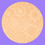 "Lush" Engraved Circle Art Board