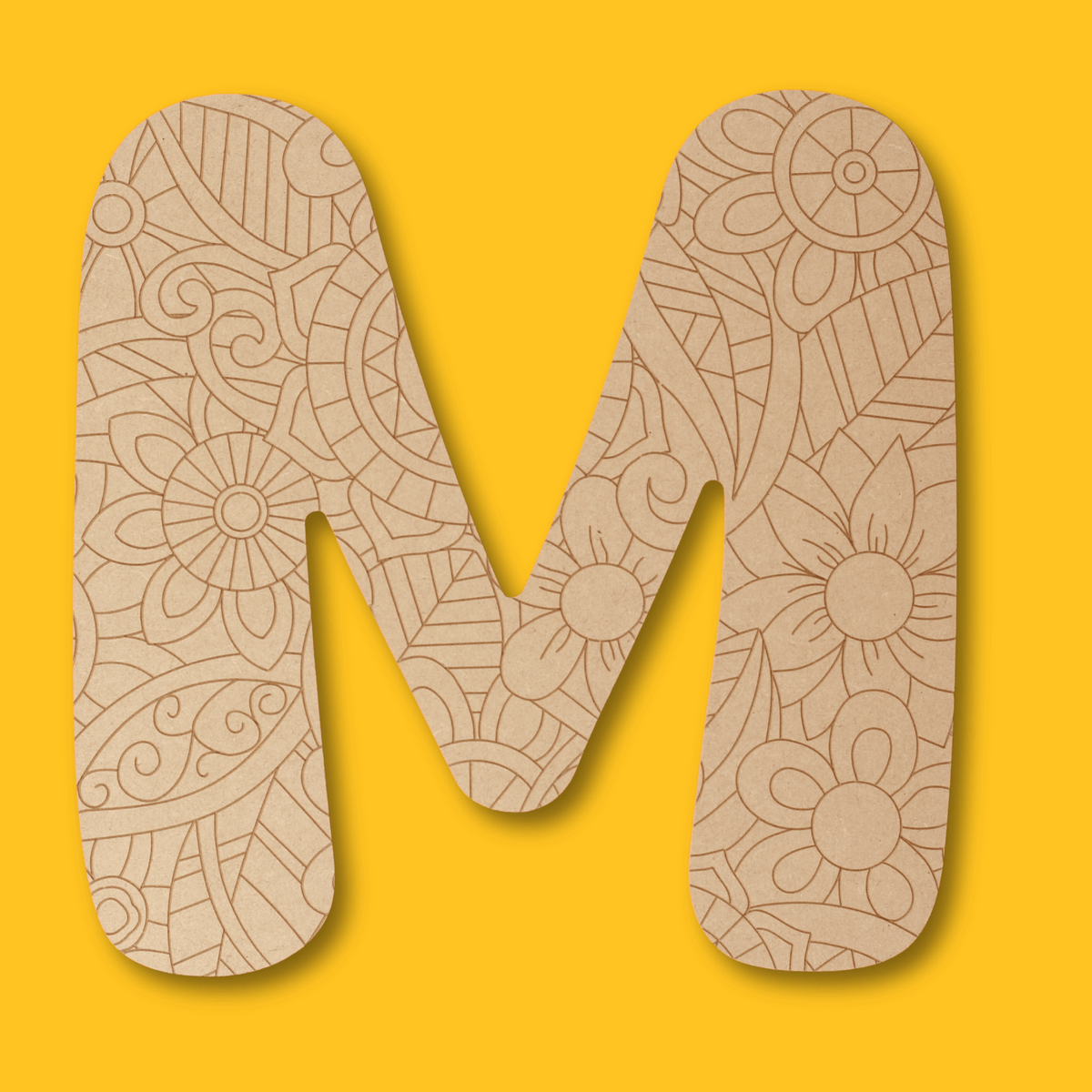 Statement Maker Letters & Numbers Engraved Art Board