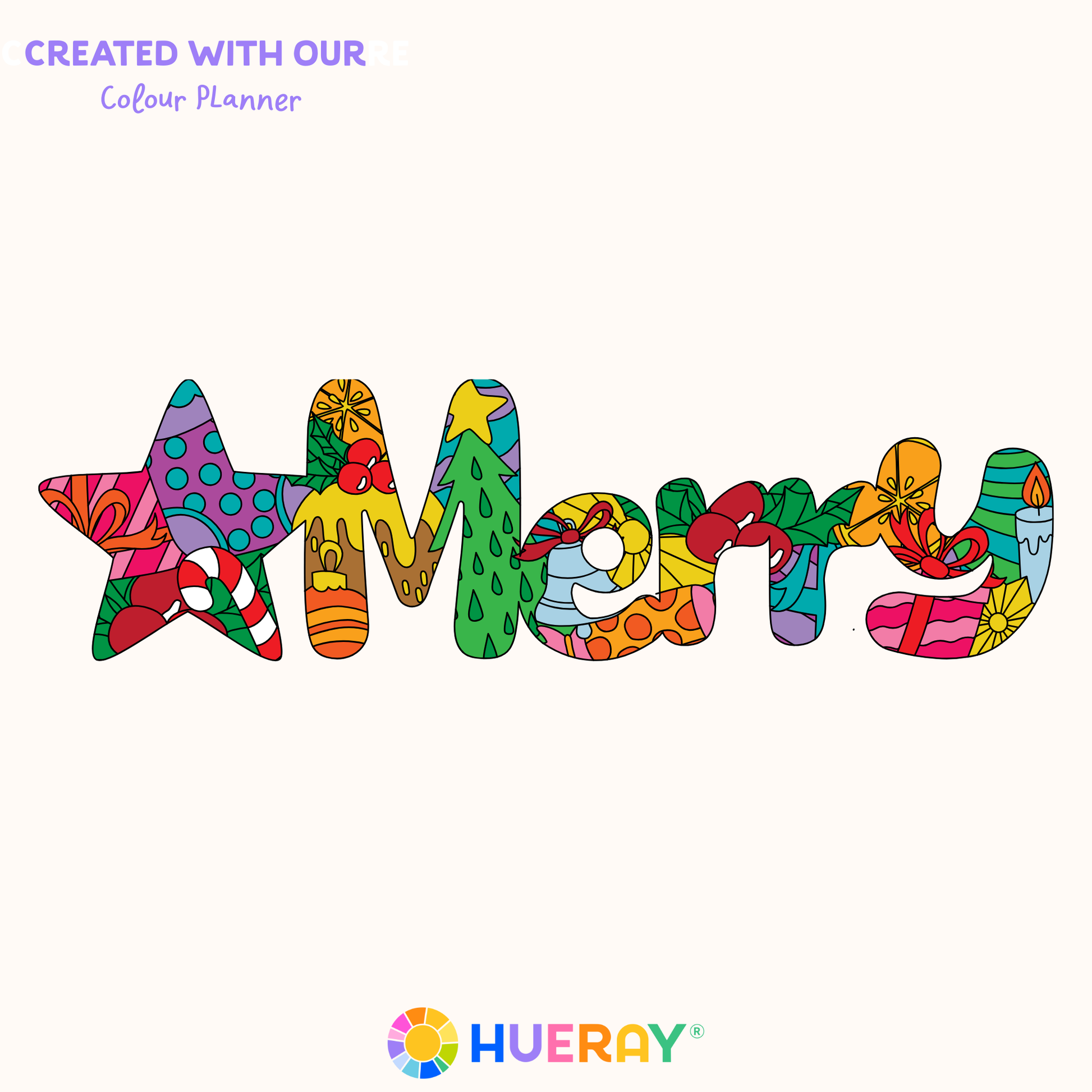 “Merry” Engraved Art Board