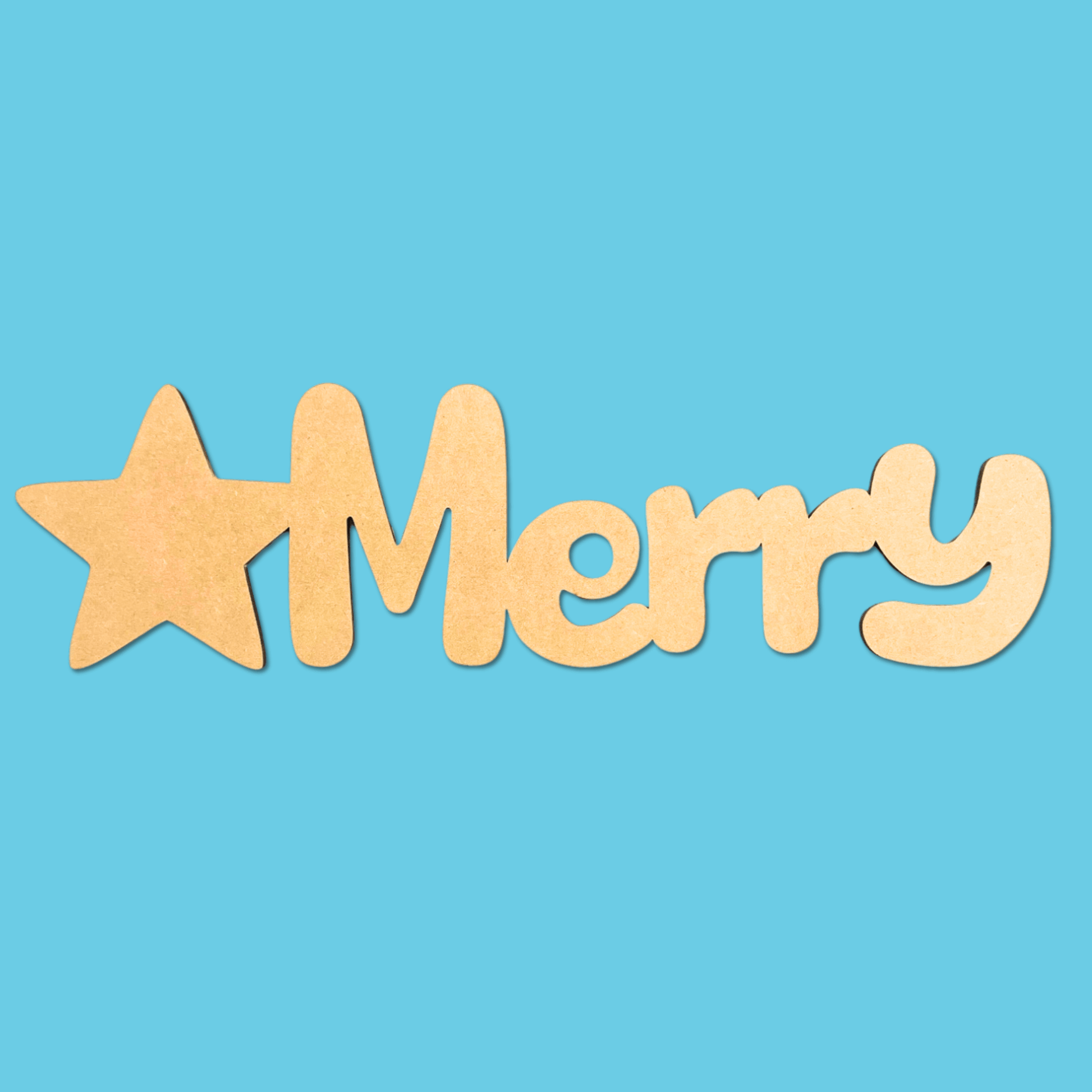 "Merry" Blank Art Board
