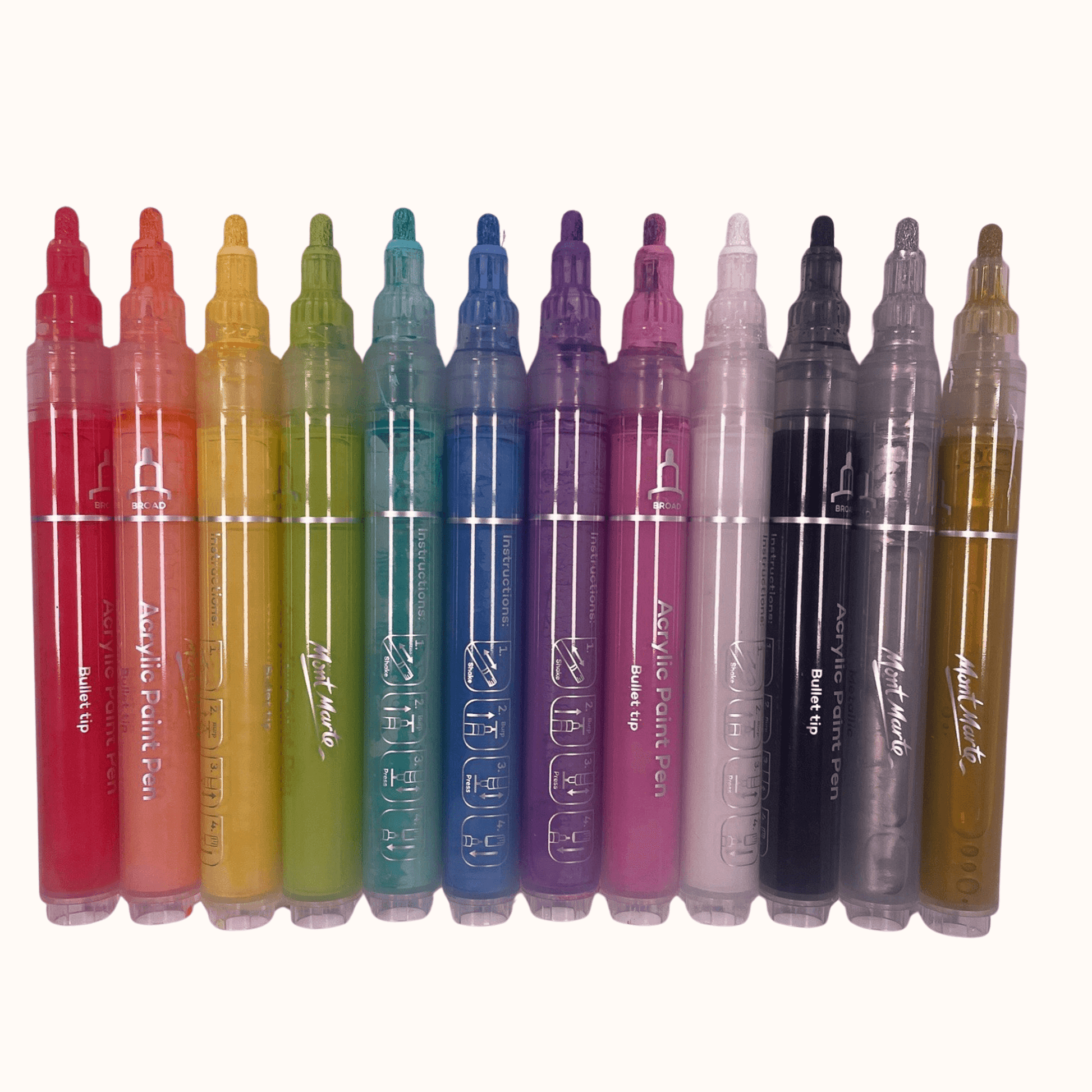 Acrylic Paint Pens Signature Broad Tip 12pc
