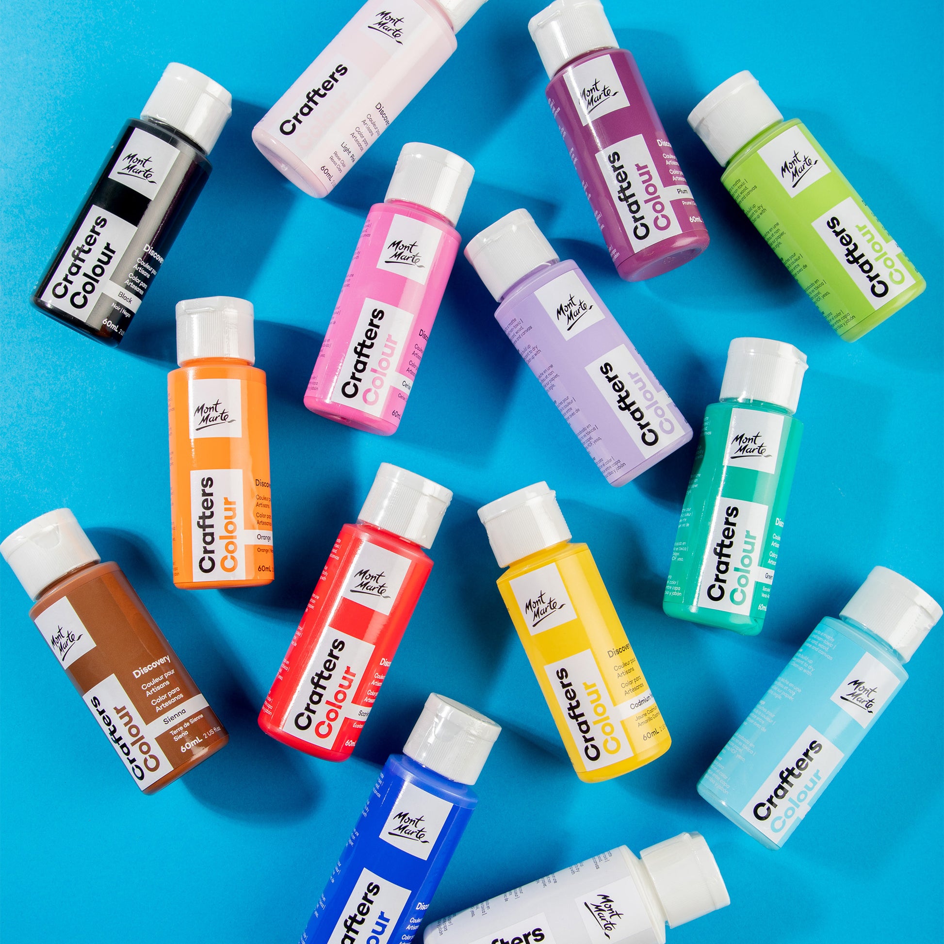 Crafters Colour Discovery Paint Set 14pc x 60ml