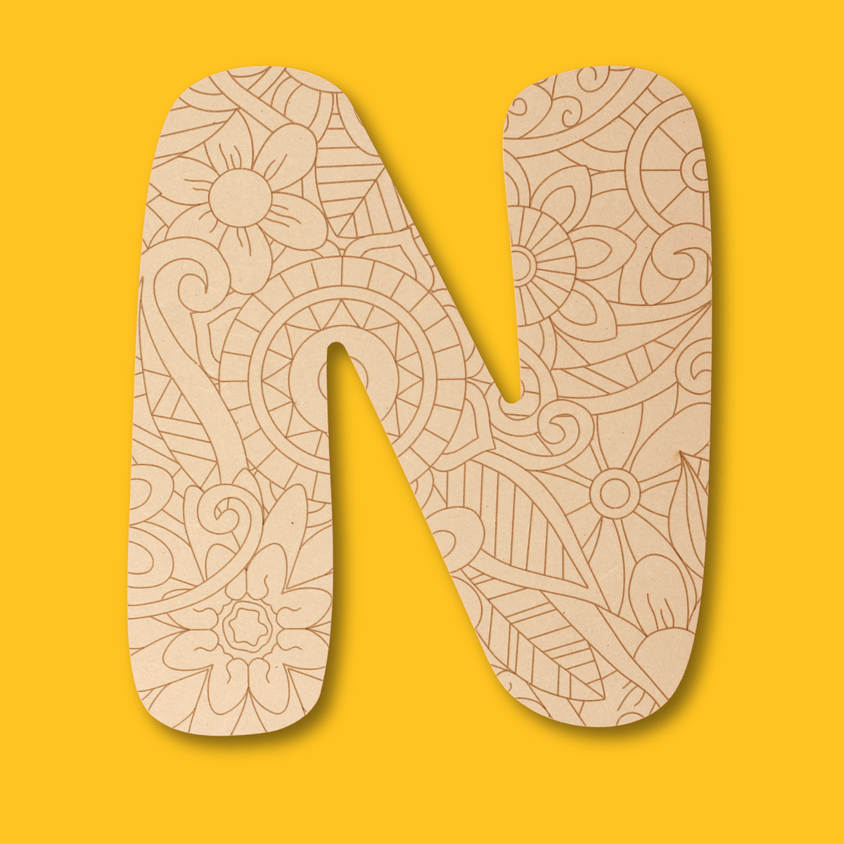 Statement Maker Letters & Numbers Engraved Art Board
