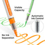 Ohuhu Nahuku marker close-up showing visible ink capacity, automatic ink control and no ink separation
