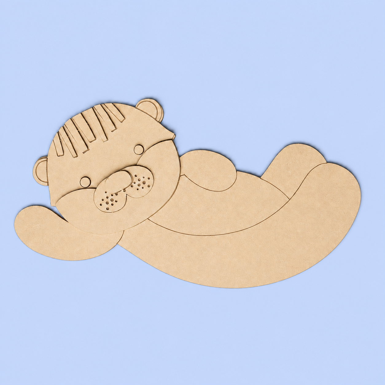"Owen" the Otter Kutopia Kin Layered DIY Decor