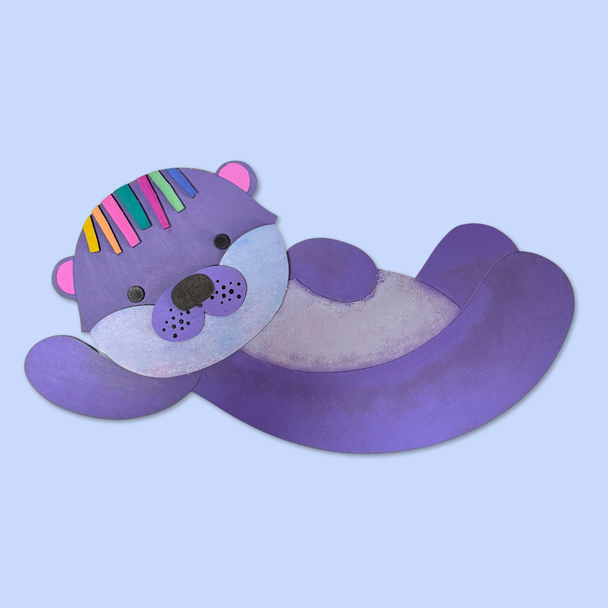 "Owen" the Otter Kutopia Kin Layered DIY Decor