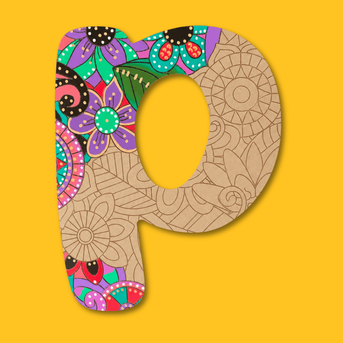 Statement Maker Letters & Numbers Engraved Art Board