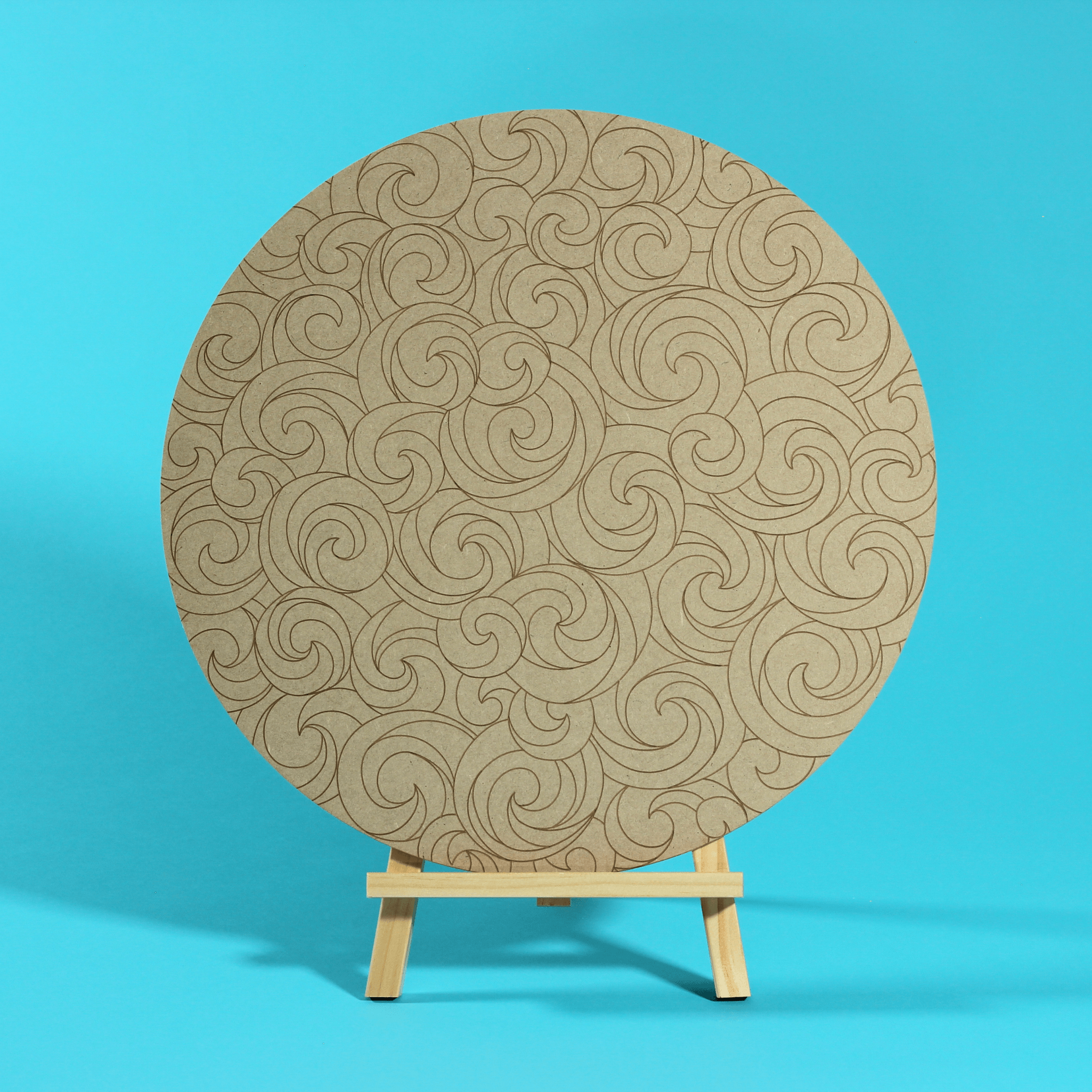 "Pirouette" Engraved Circle Art Board