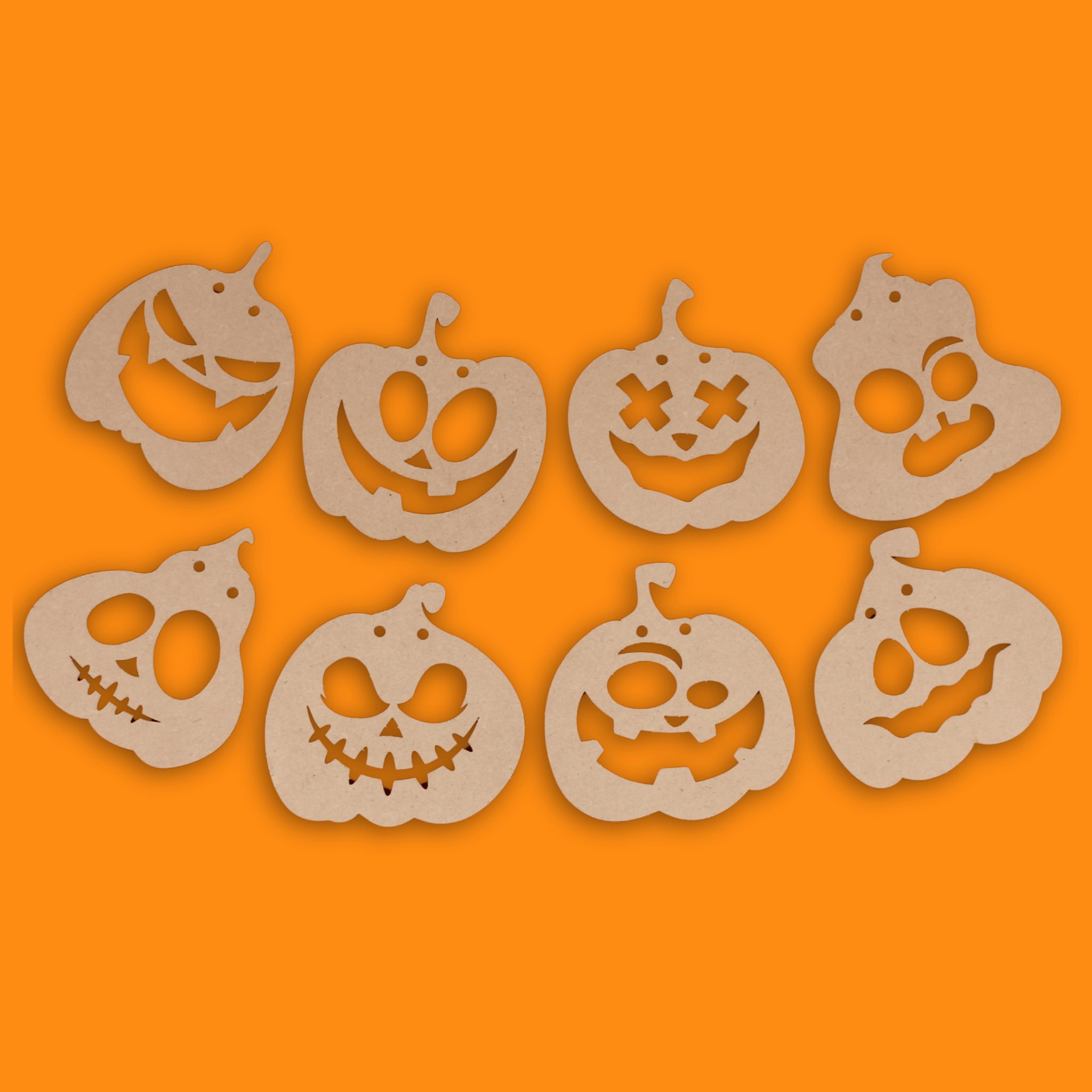 Pumpkin Parade Bunting - set of 8