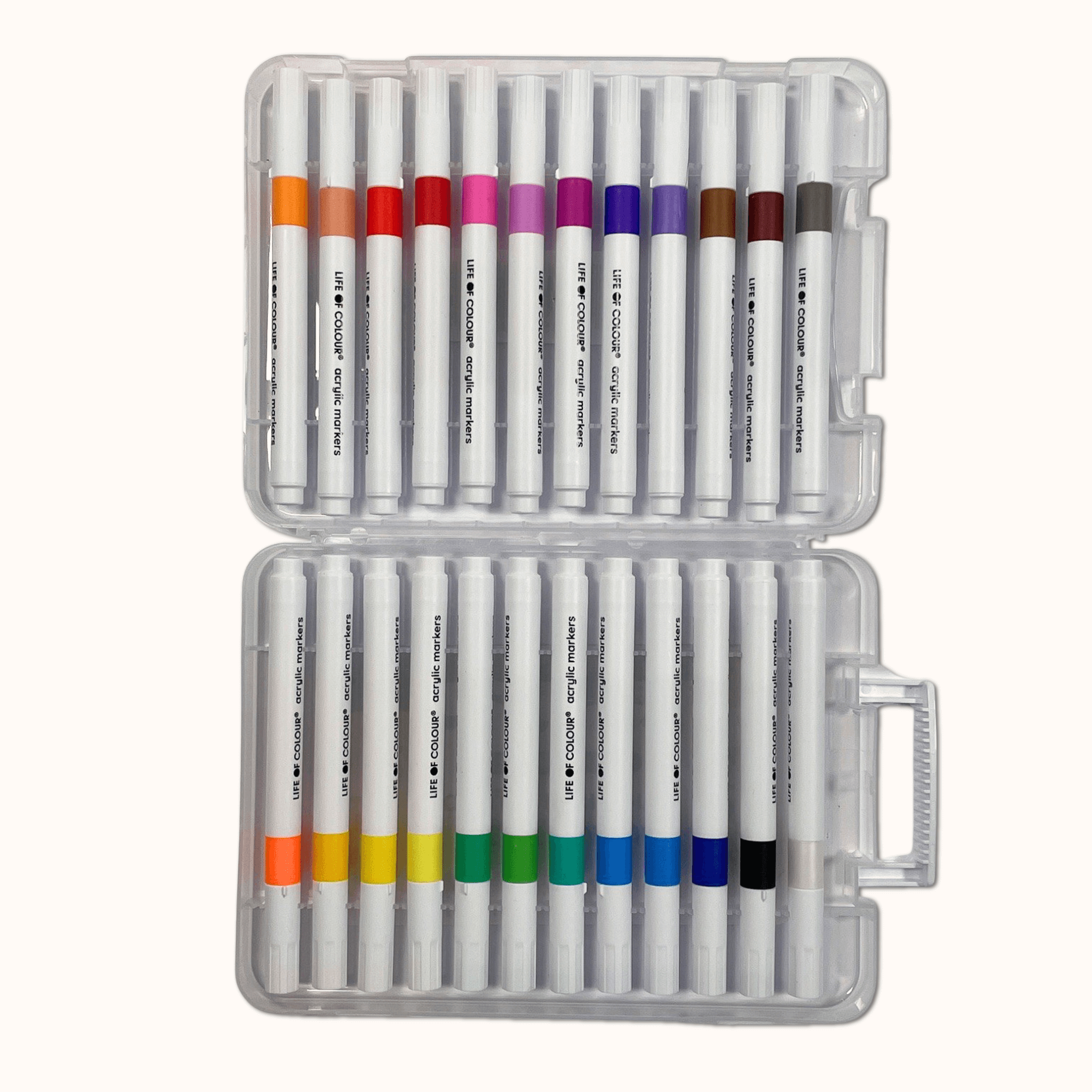 Acrylic Markers Tutti Fruity - set of 24