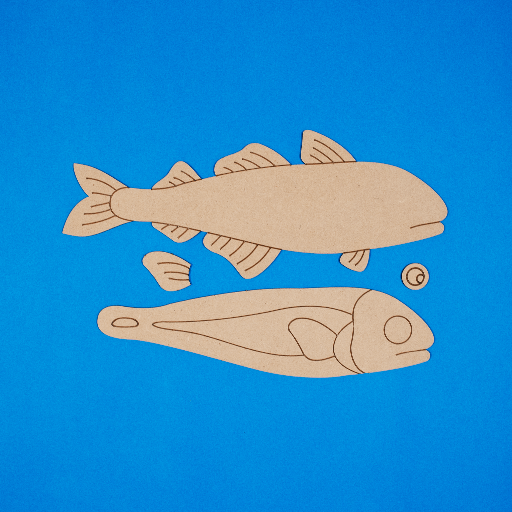 Ripple Fish layered DIY Decor