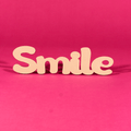 “Smile” Blank MDF Art Board