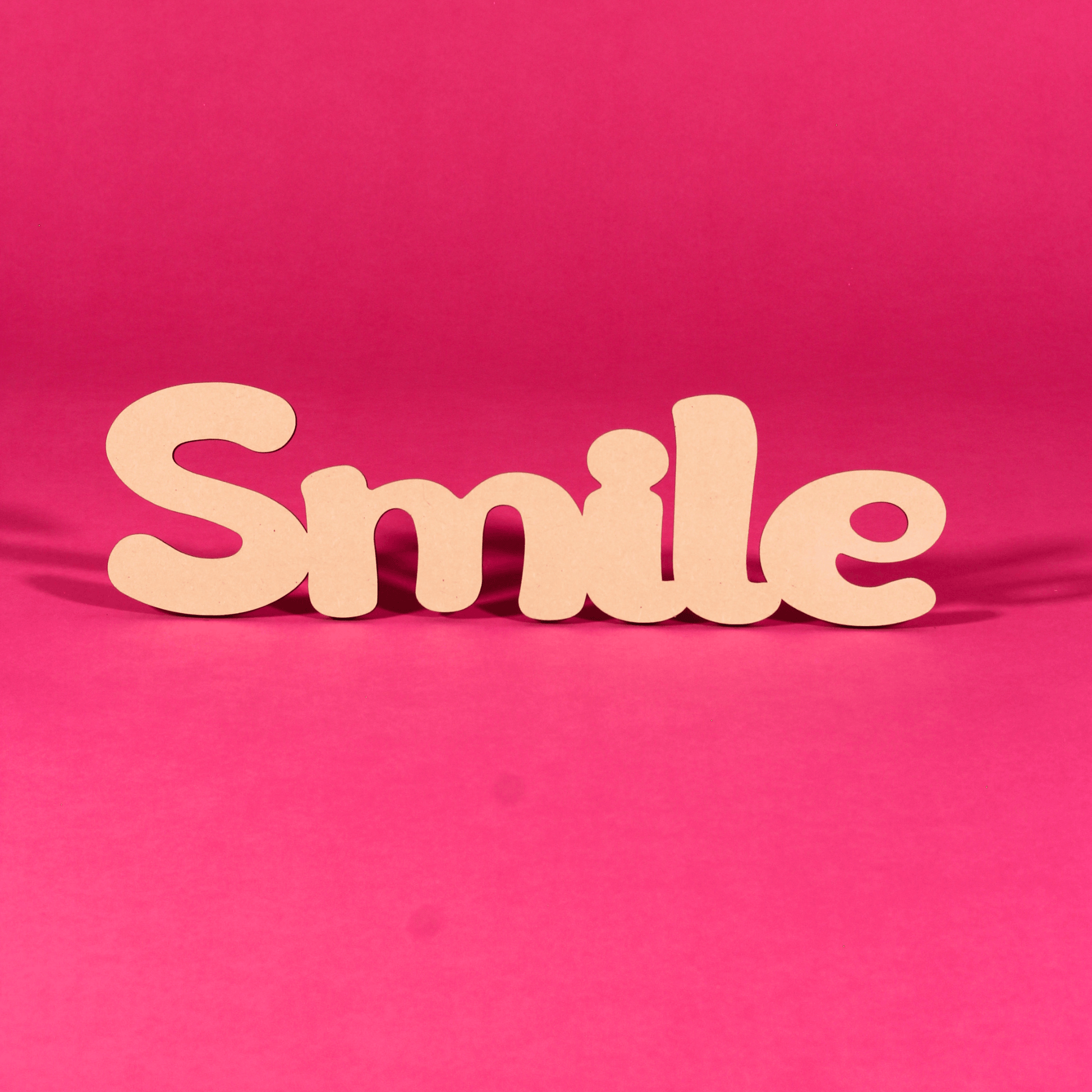“Smile” Blank MDF Art Board