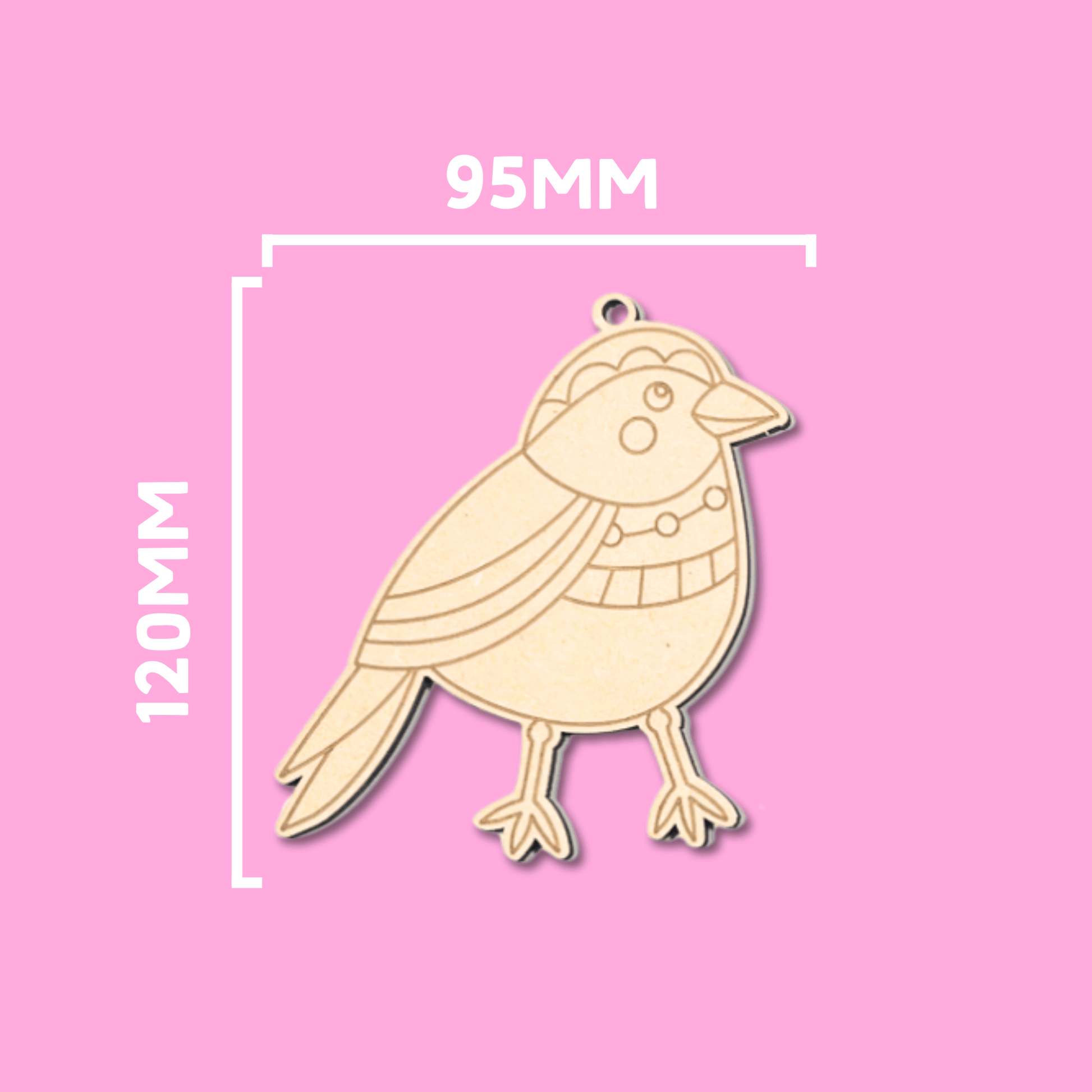 Song Birds Ornaments set of 8