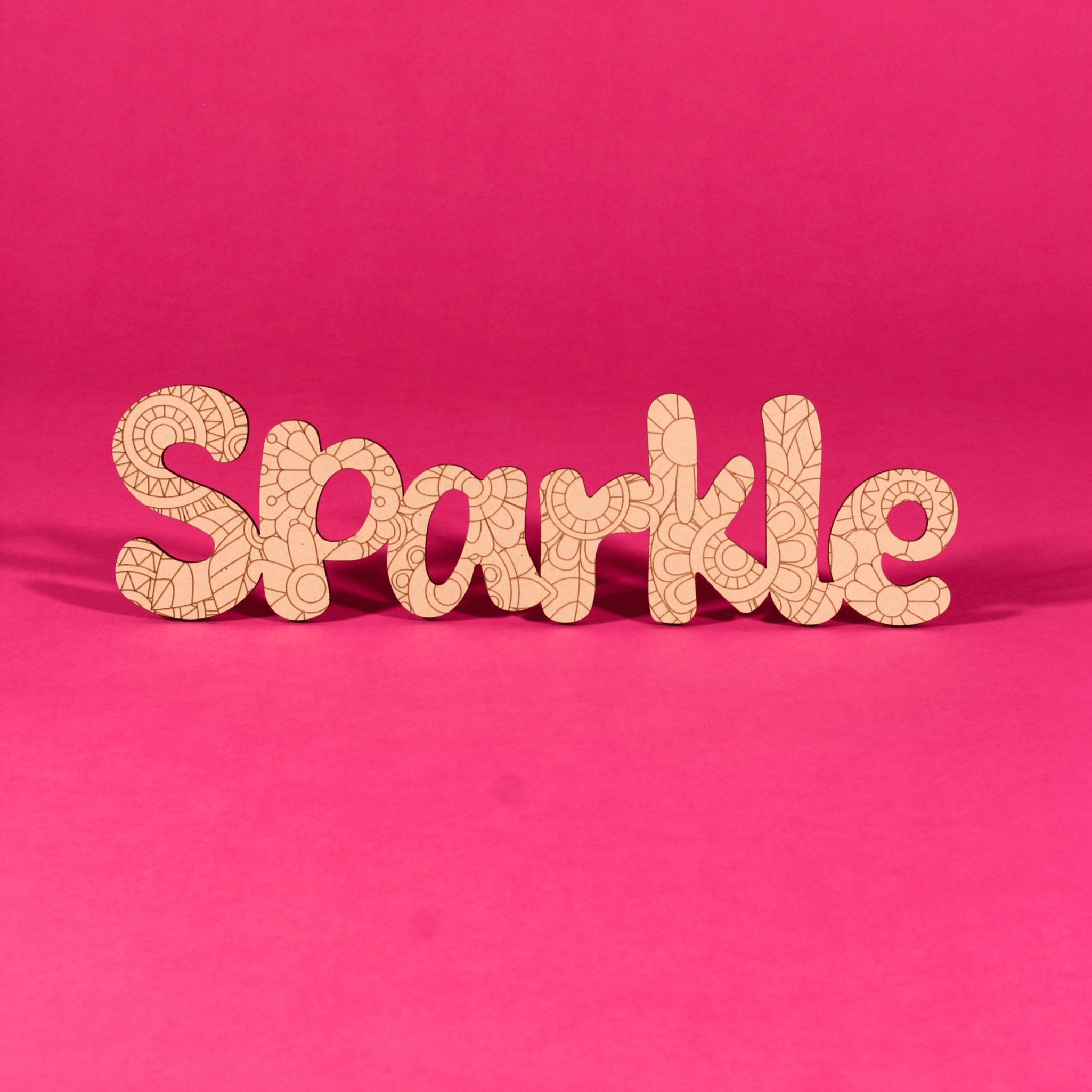 “Sparkle” Engraved MDF Art Board