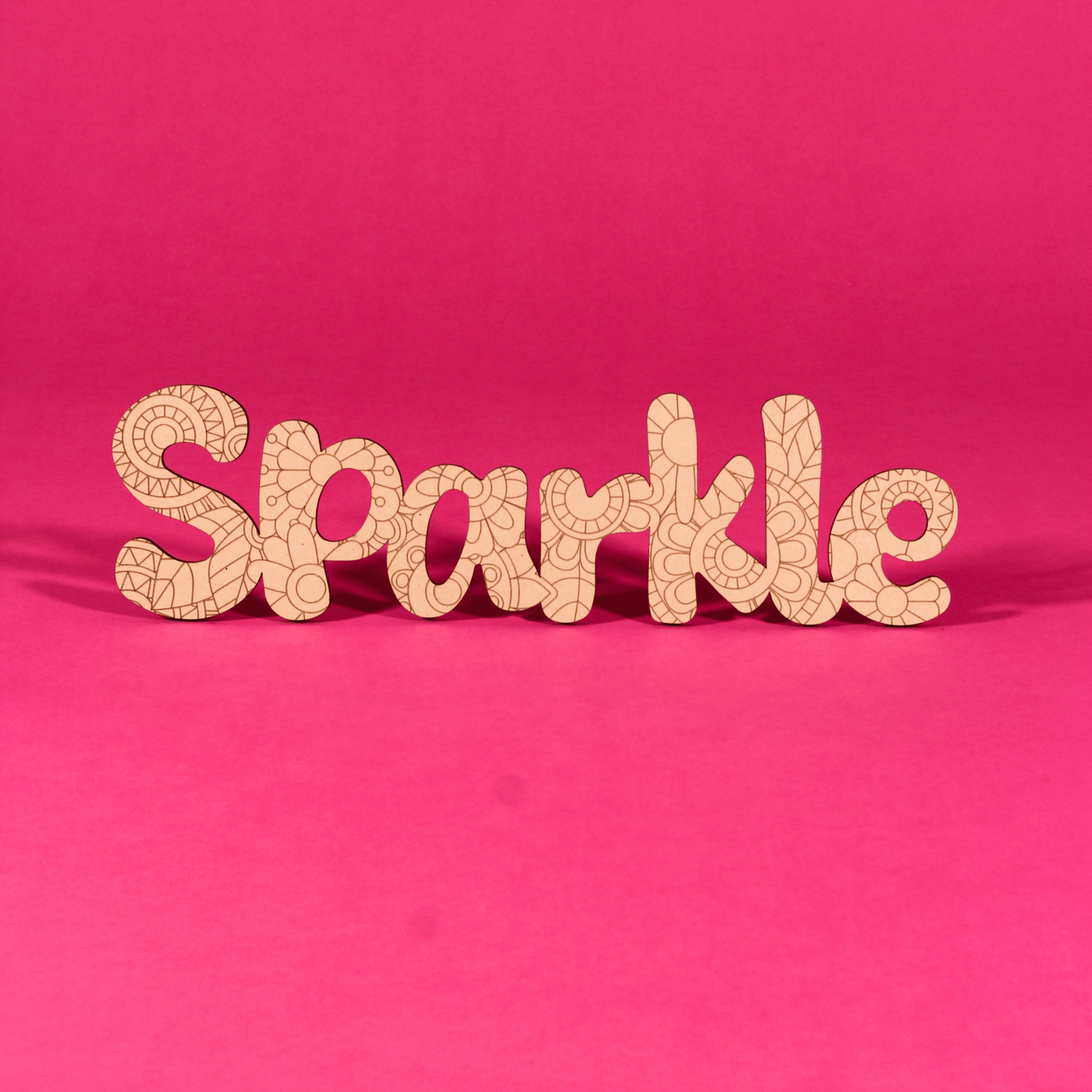 “Sparkle” Engraved MDF Art Board