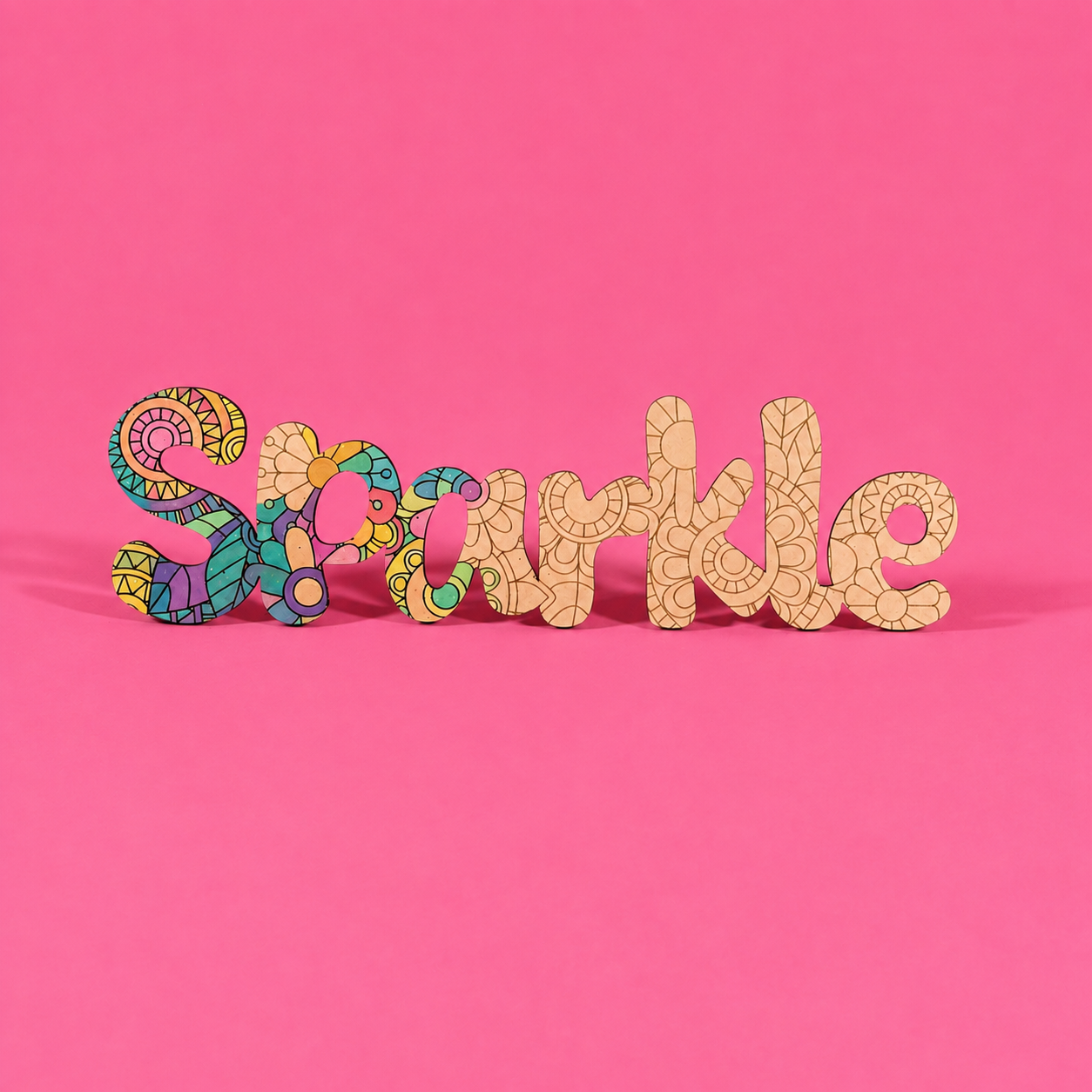 “Sparkle” Engraved MDF Art Board