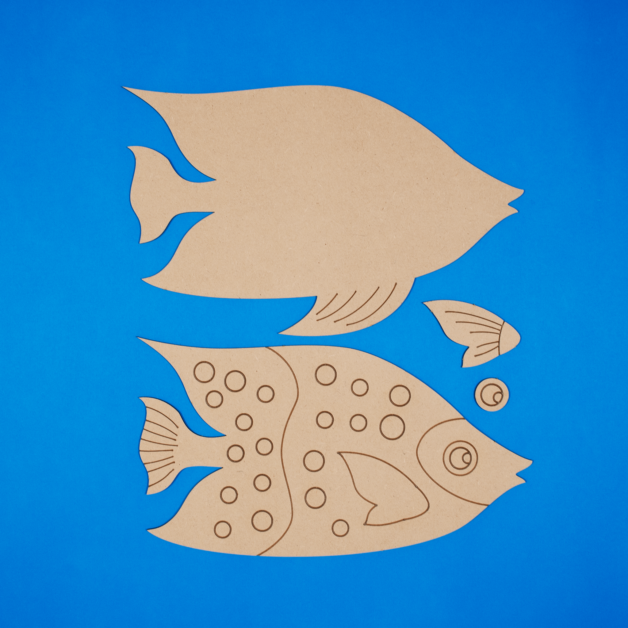Freckle Fish layered DIY Decor