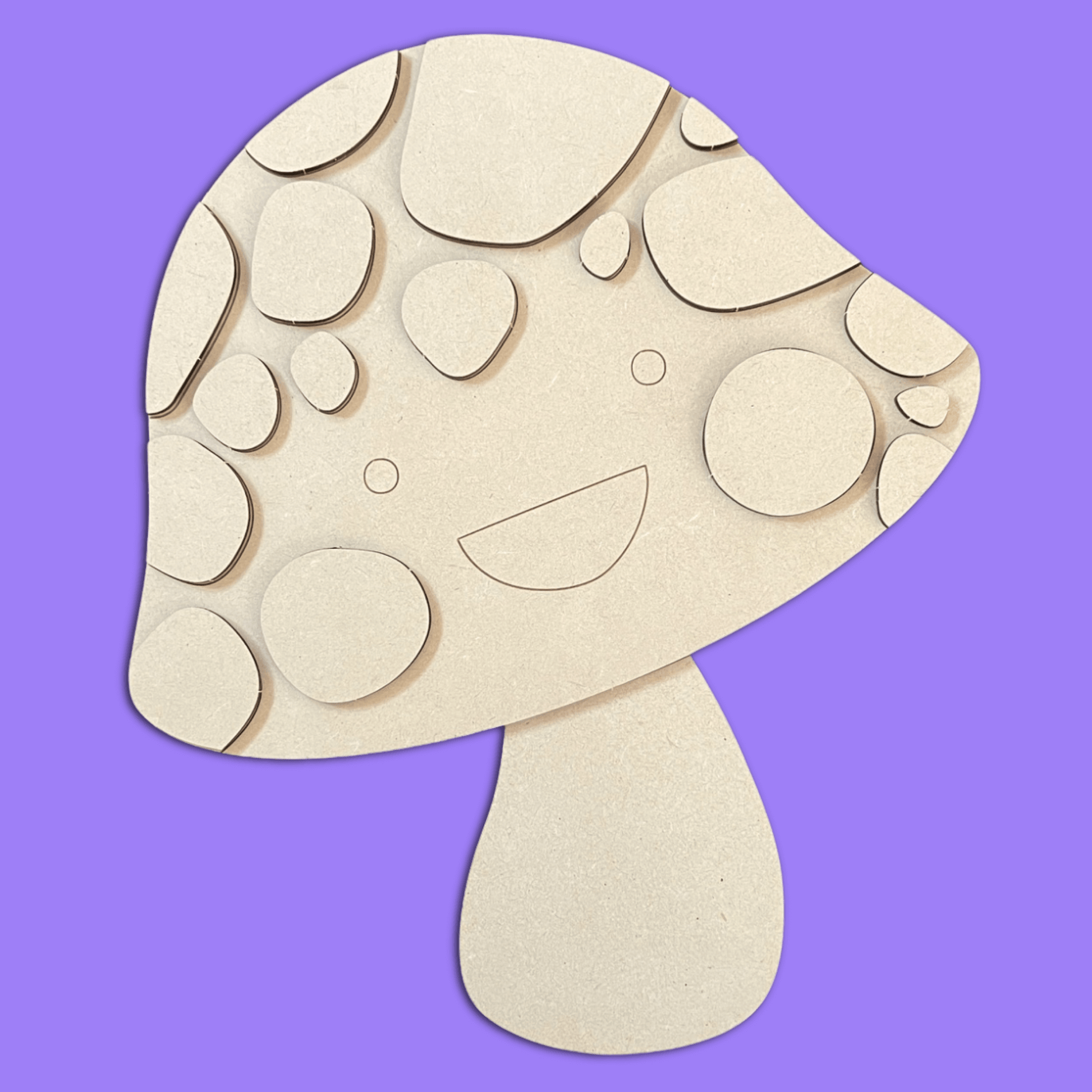 "Sprout" the Mushroom Kutopia Kin Layered DIY Decor