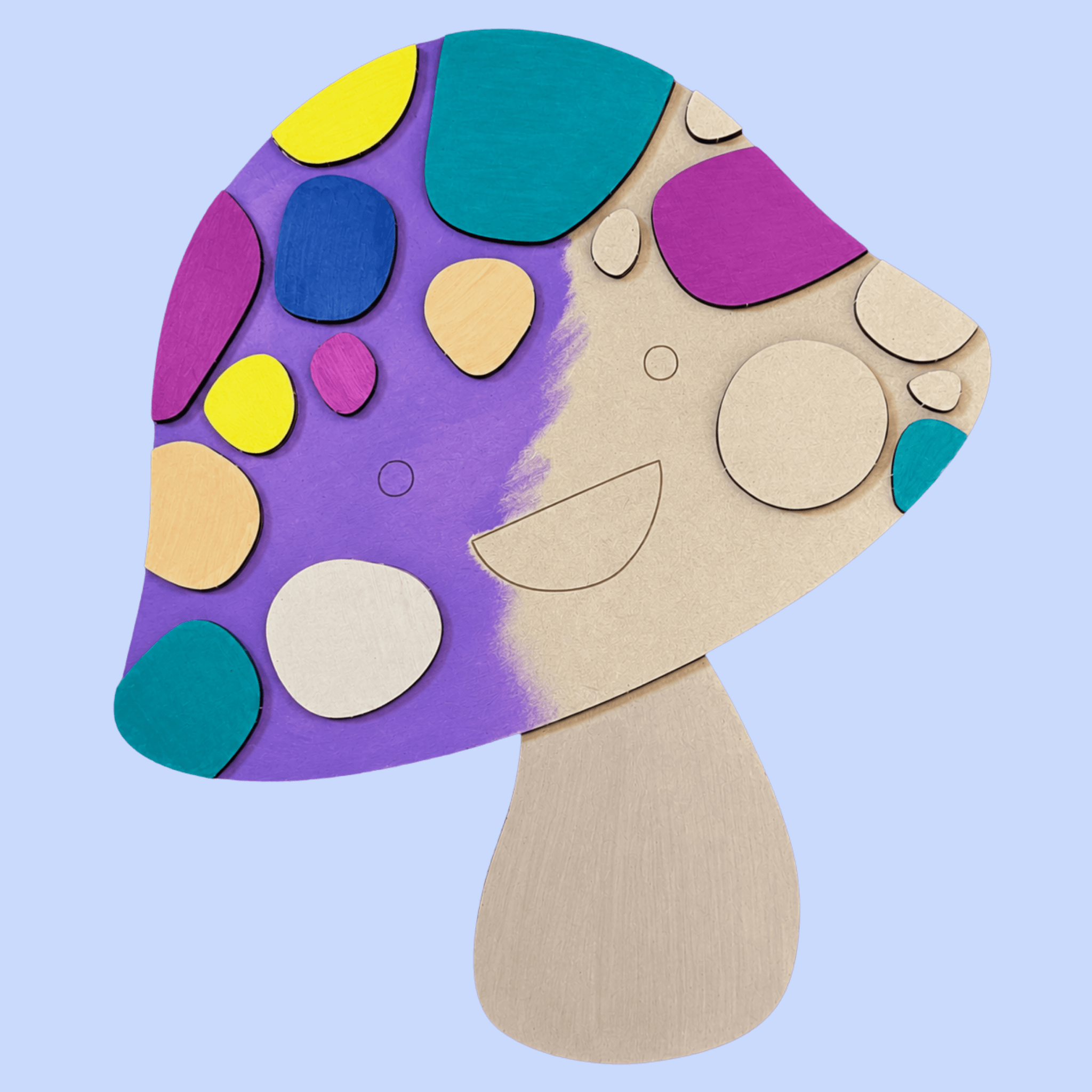 "Sprout" the Mushroom Kutopia Kin Layered DIY Decor