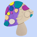 "Sprout" the Mushroom Kutopia Kin Layered DIY Decor