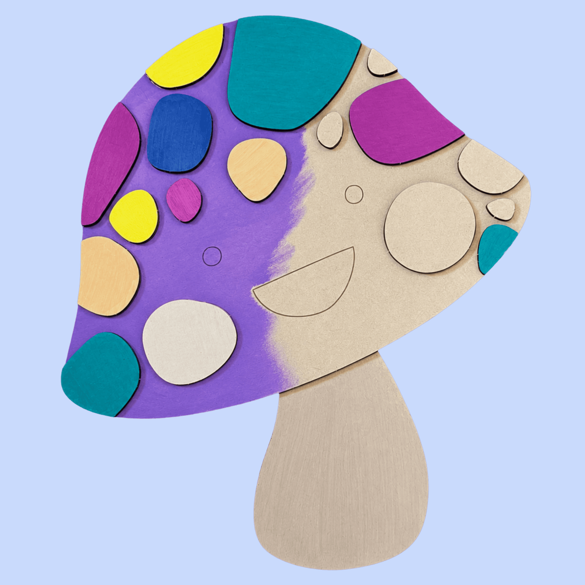 "Sprout" the Mushroom Kutopia Kin Layered DIY Decor