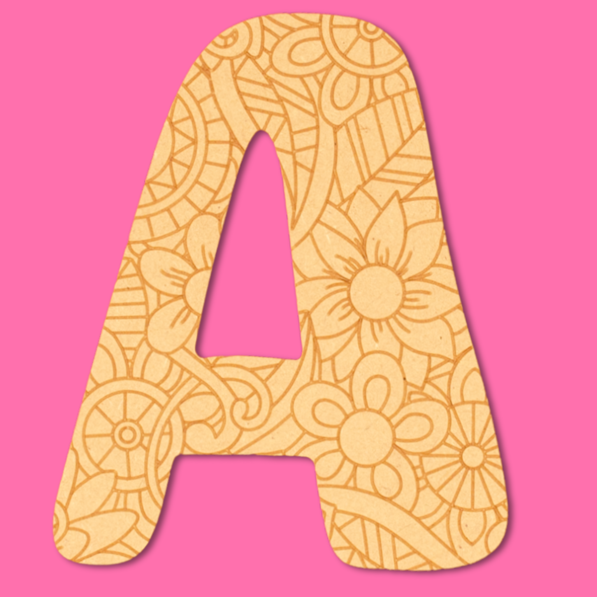 Statement Maker Letters & Numbers Engraved Art Board – Hueray