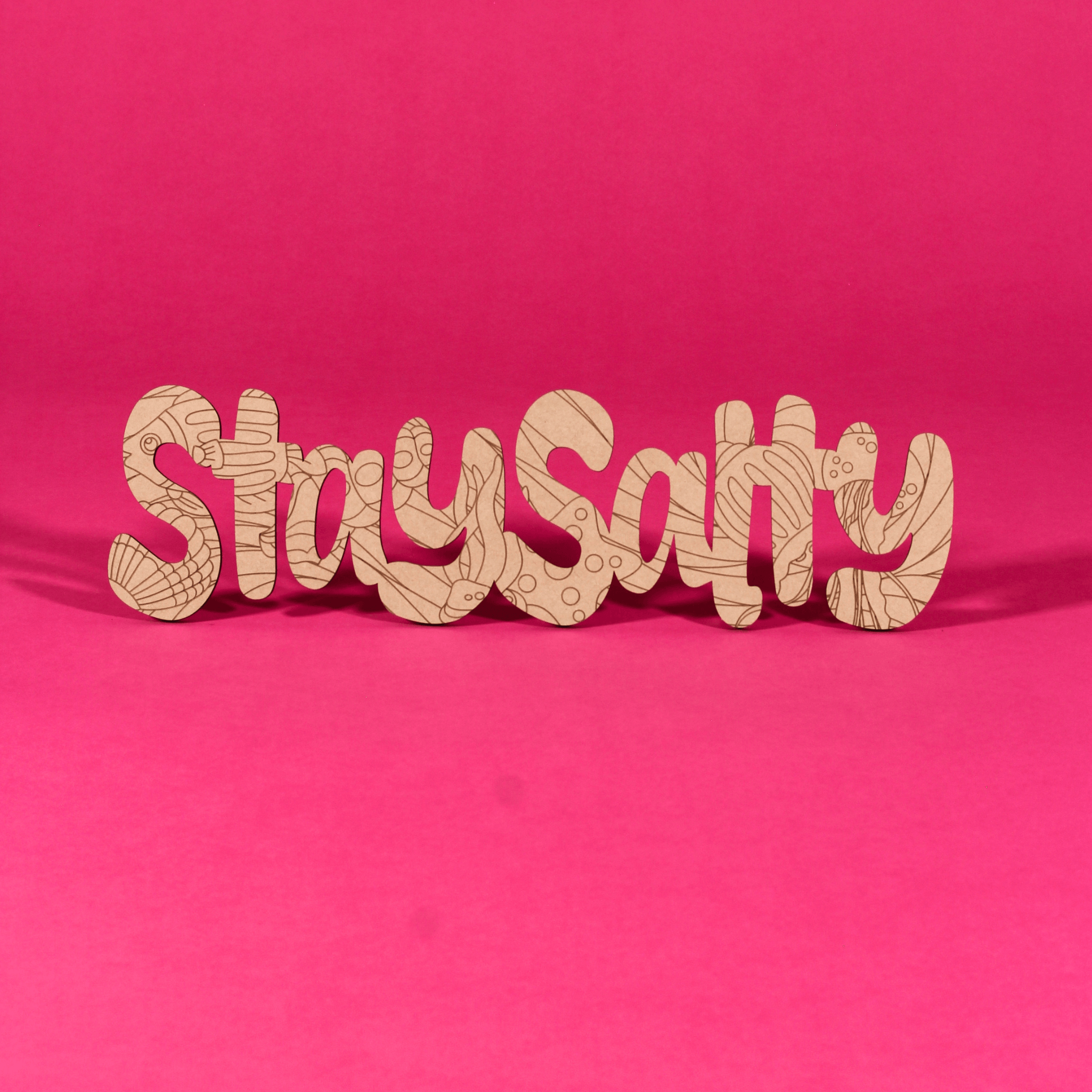 "Stay Salty" Engraved MDF Art Board