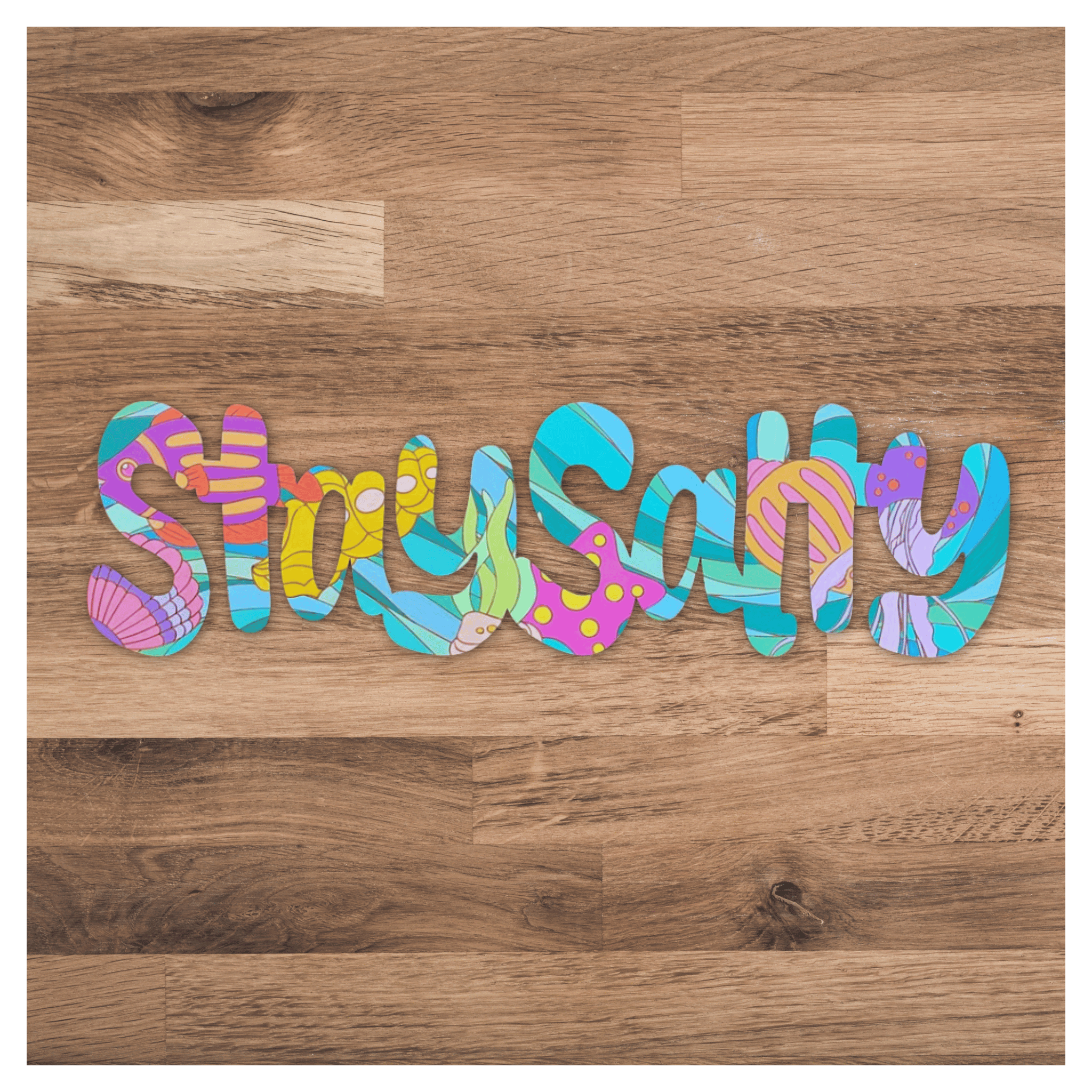 "Stay Salty" Engraved MDF Art Board