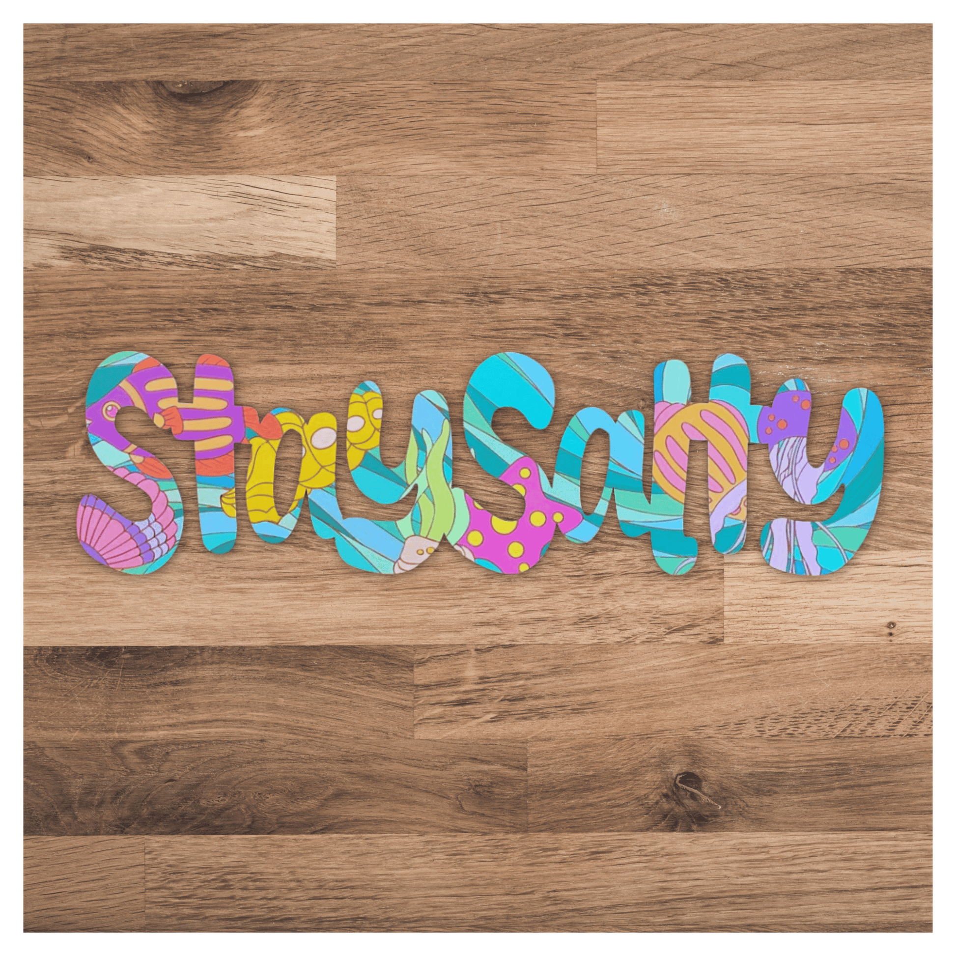 "Stay Salty" Engraved MDF Art Board