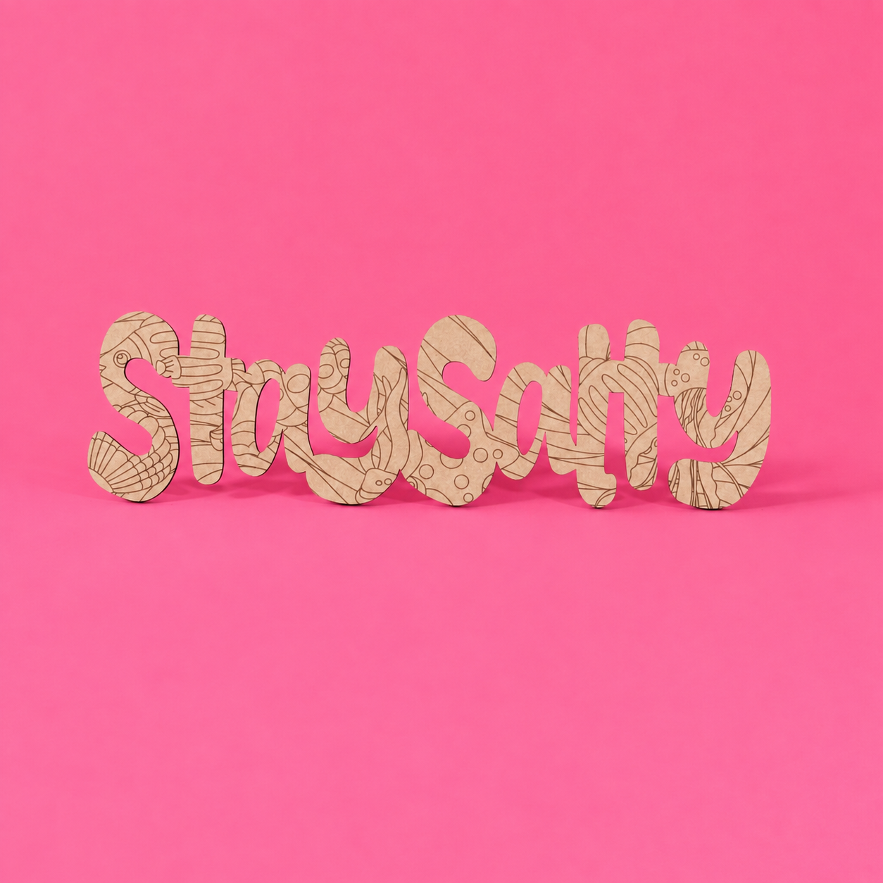 "Stay Salty" Engraved MDF Art Board