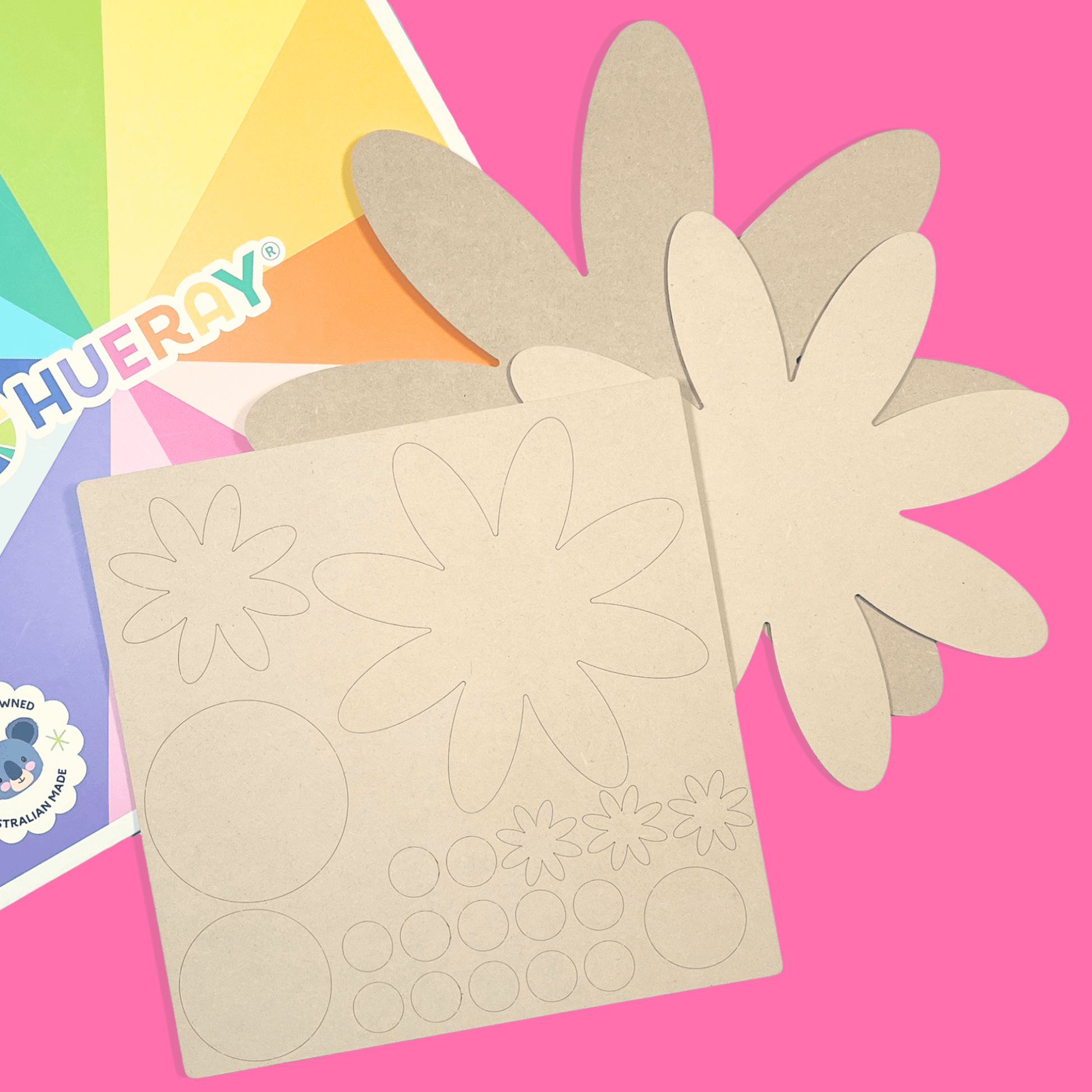 "Sunburst" Flowers layered DIY Decor