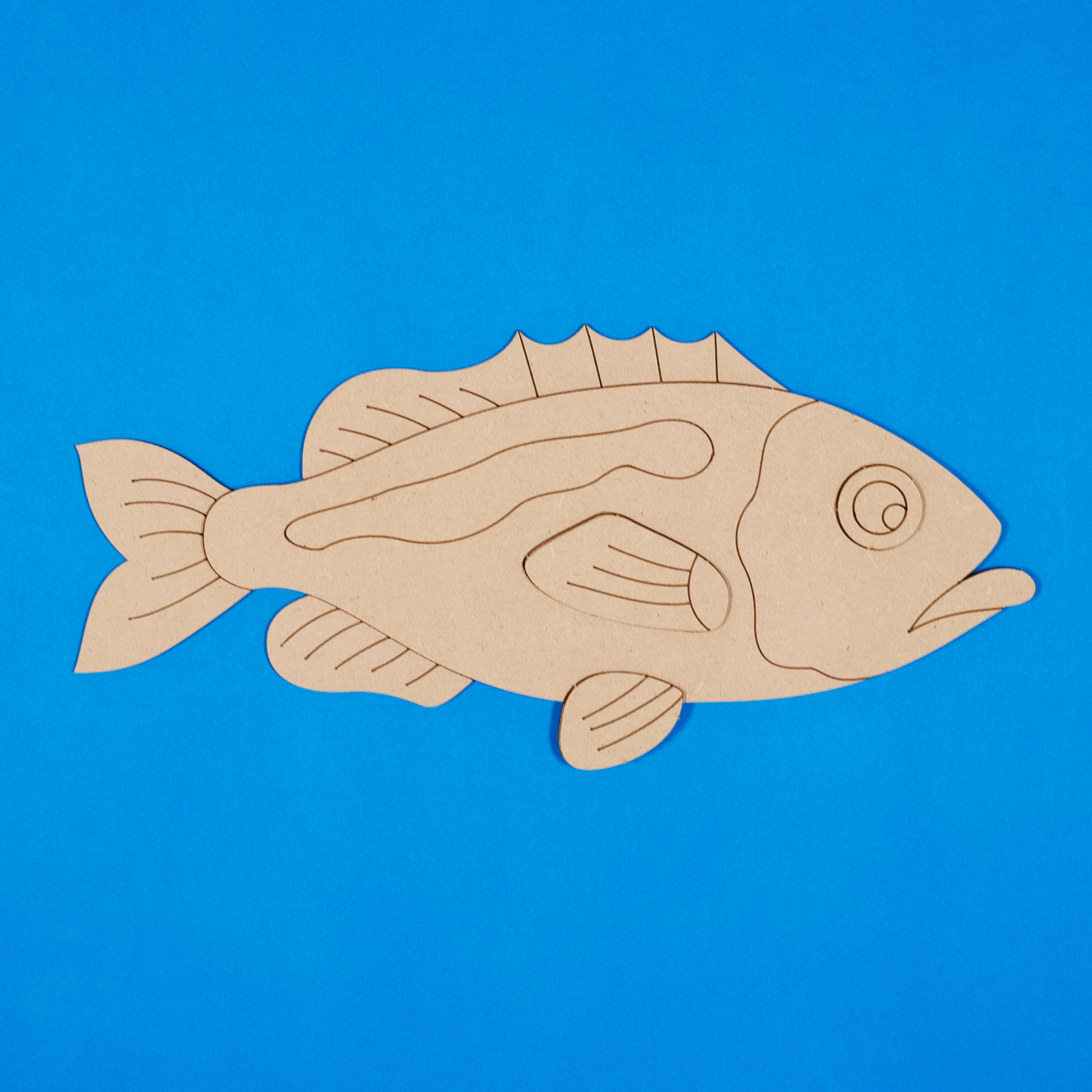 Swish Fish layered DIY Decor
