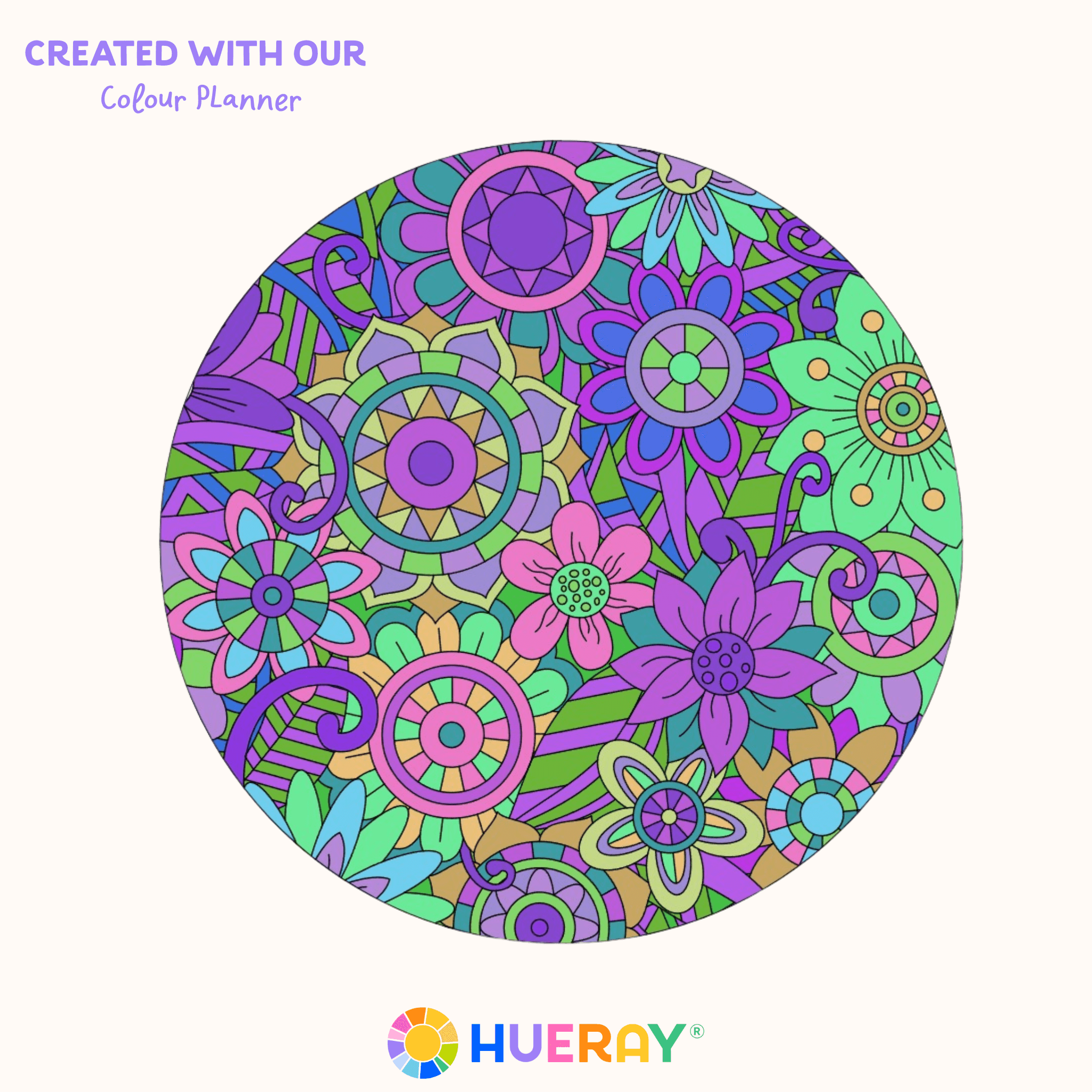 "Tangle" Engraved Circle Art Board