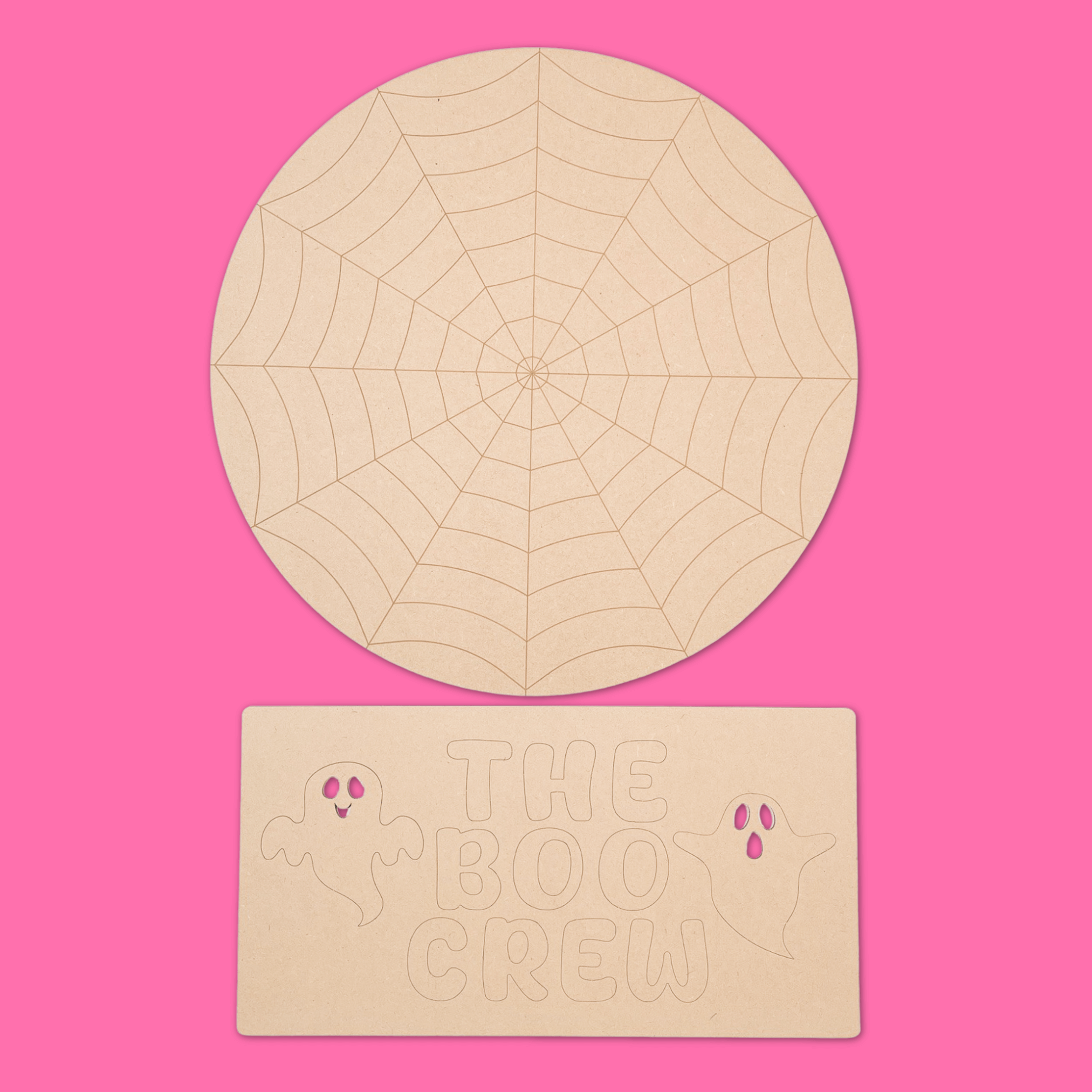 The Boo Crew Circle Art Board