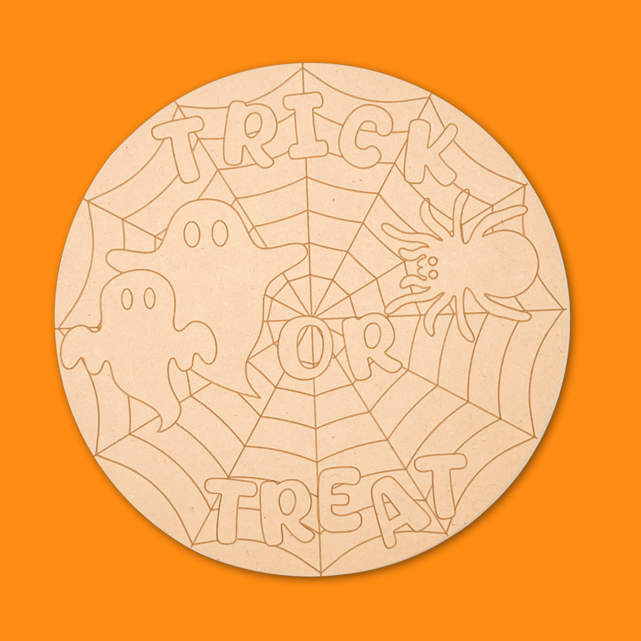 Trick Or Treat Mini Engraved Board