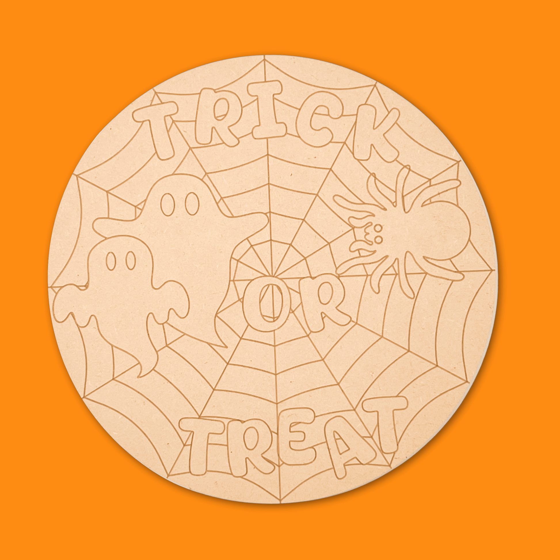 Trick Or Treat Mini Engraved Board
