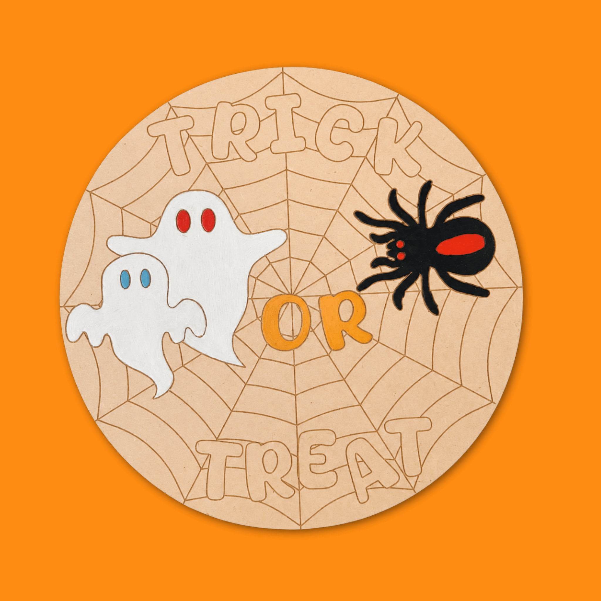 Trick Or Treat Mini Engraved Board