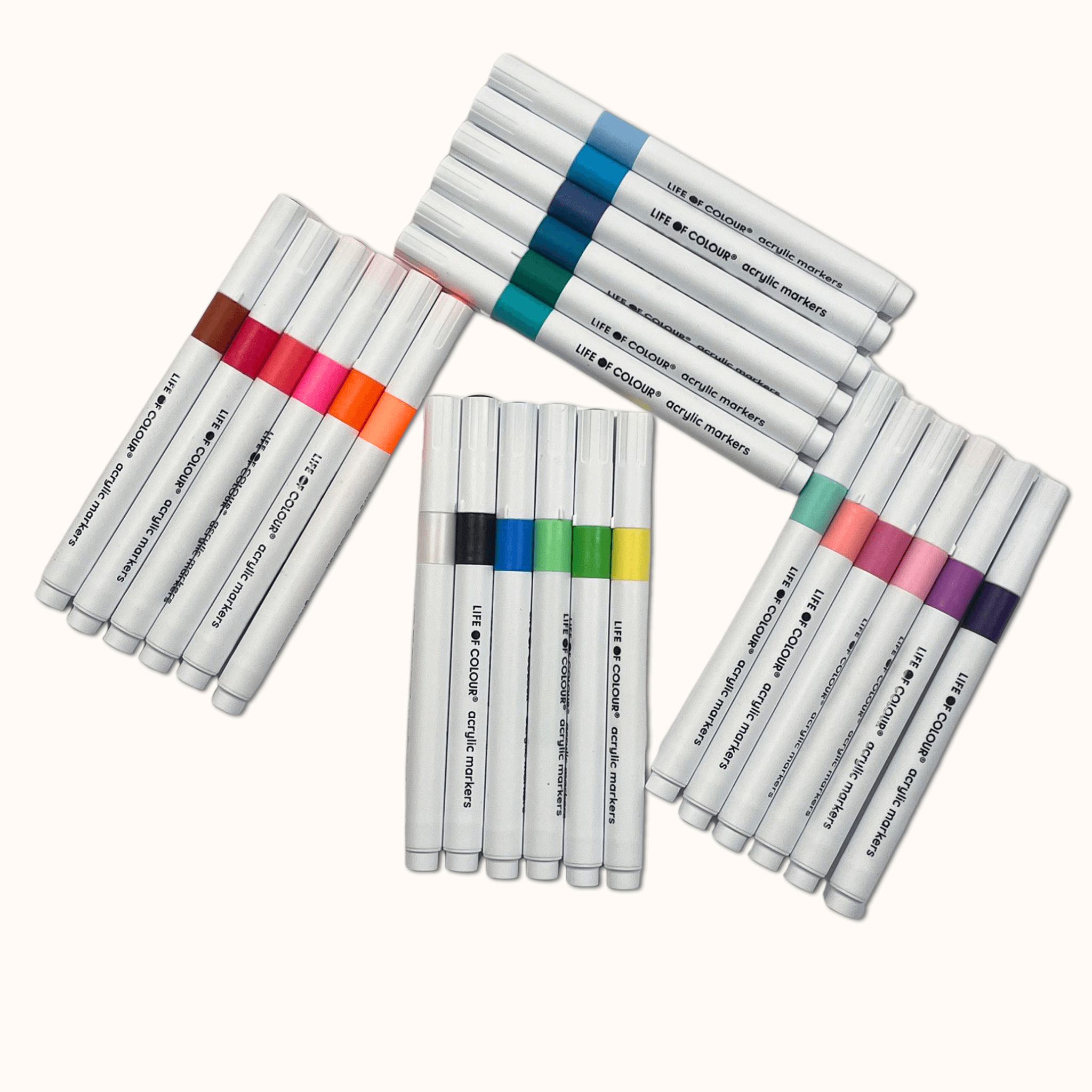 Acrylic Markers Tutti Fruity - set of 24