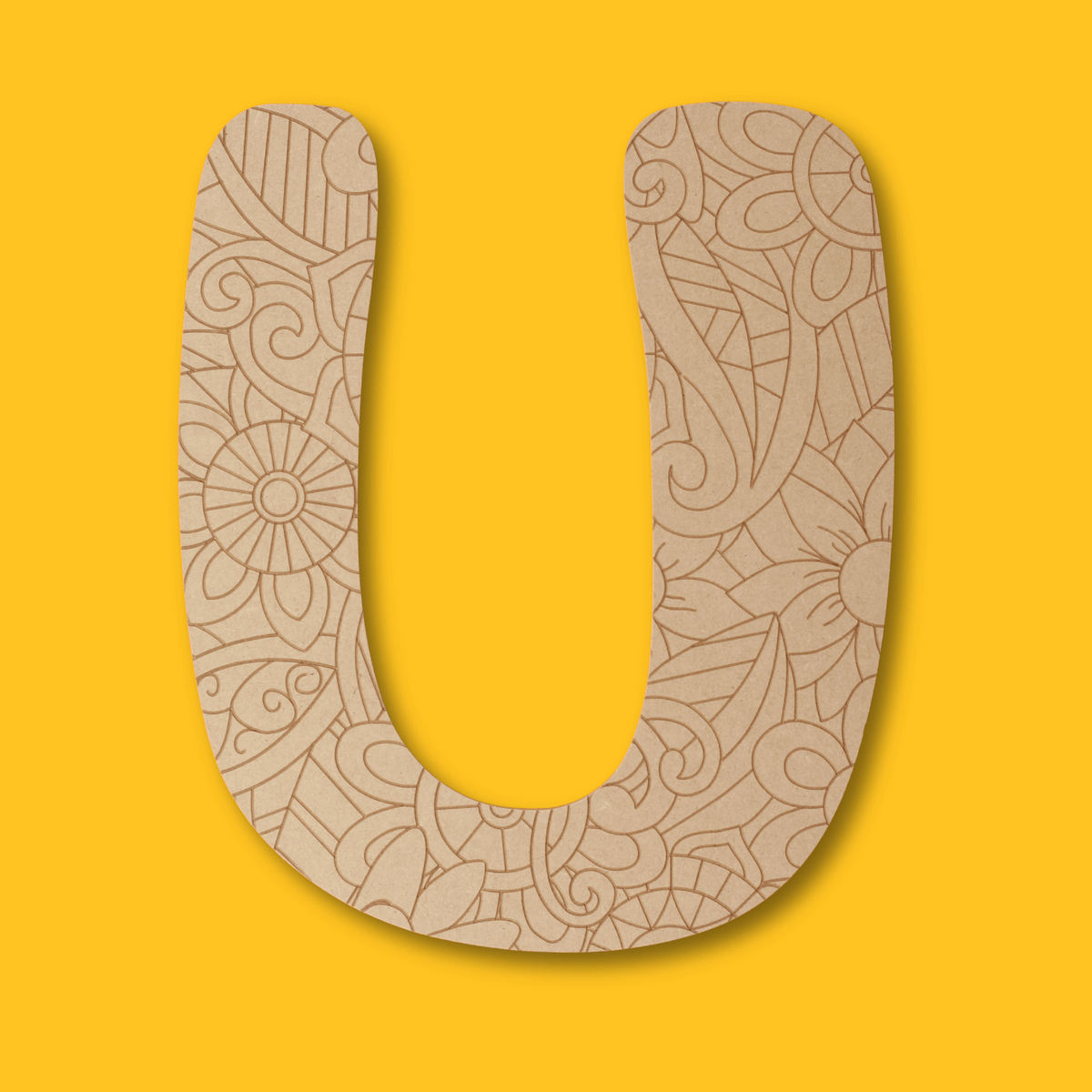 Statement Maker Letters & Numbers Engraved Art Board