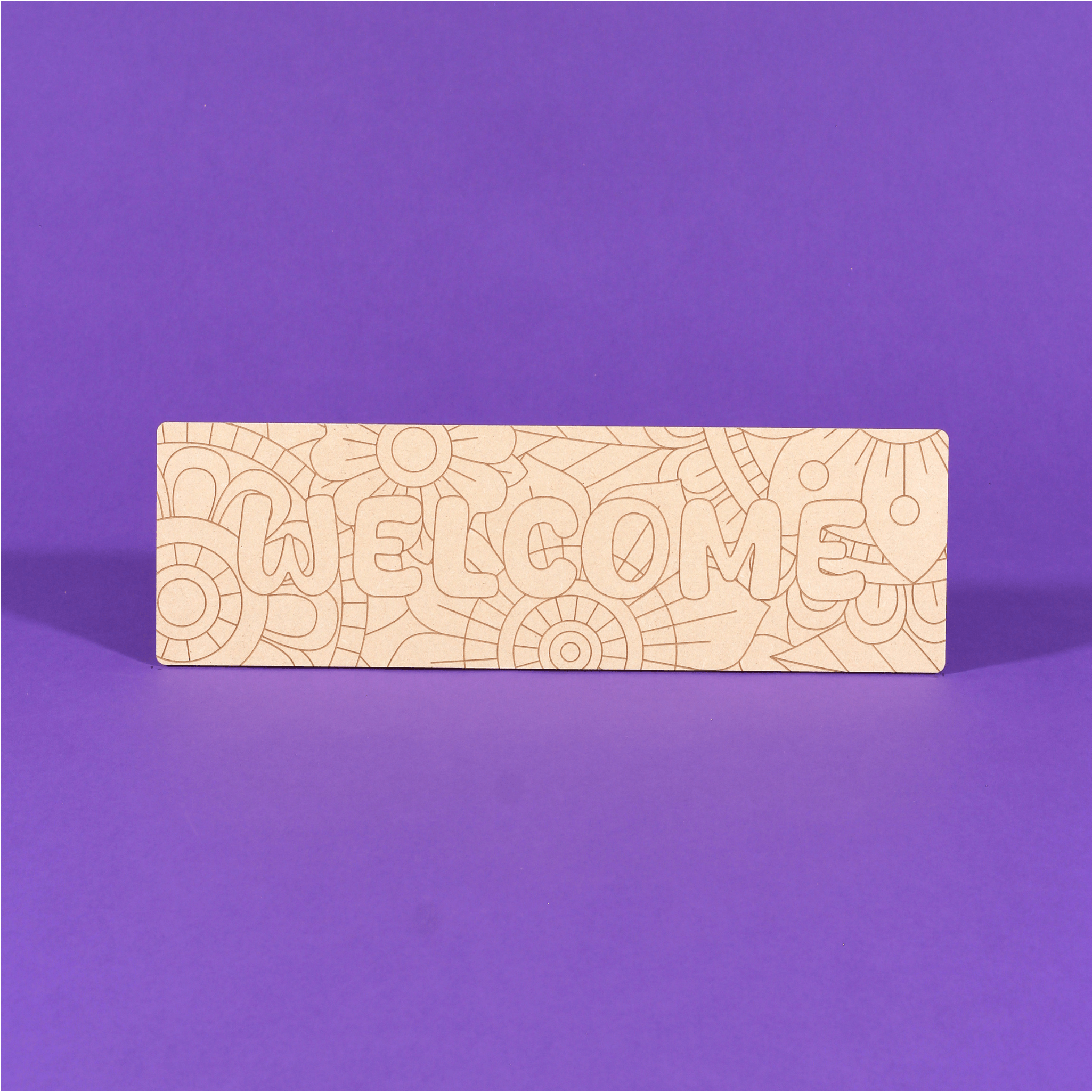 Welcome Engraved Quote Art Board