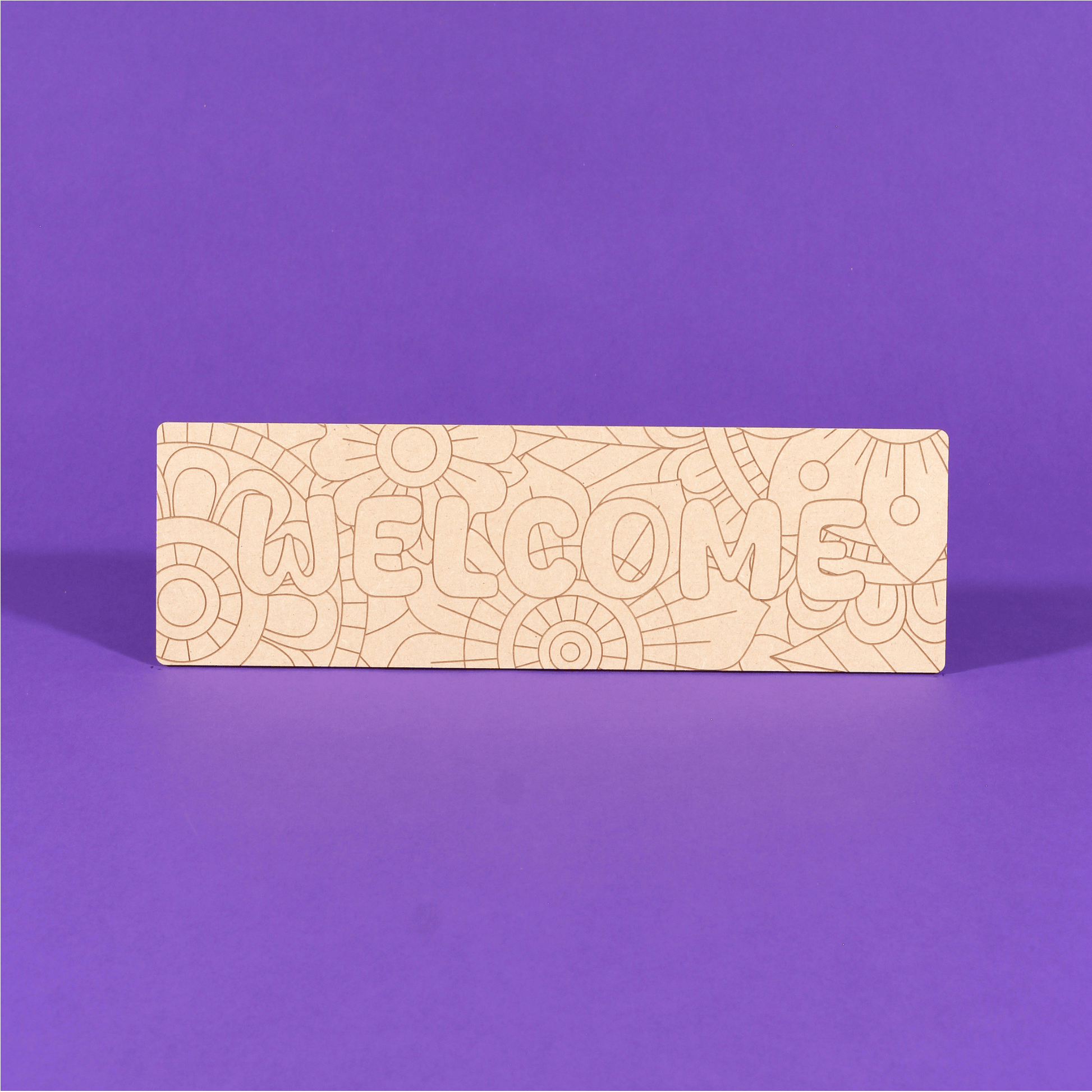 Welcome Engraved Quote Art Board