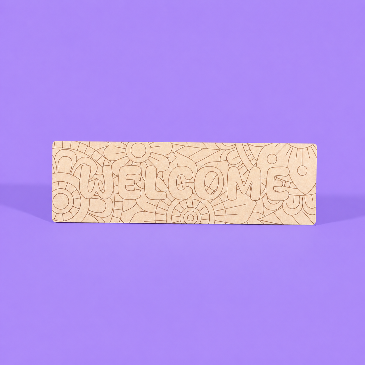 Welcome Engraved Quote Art Board