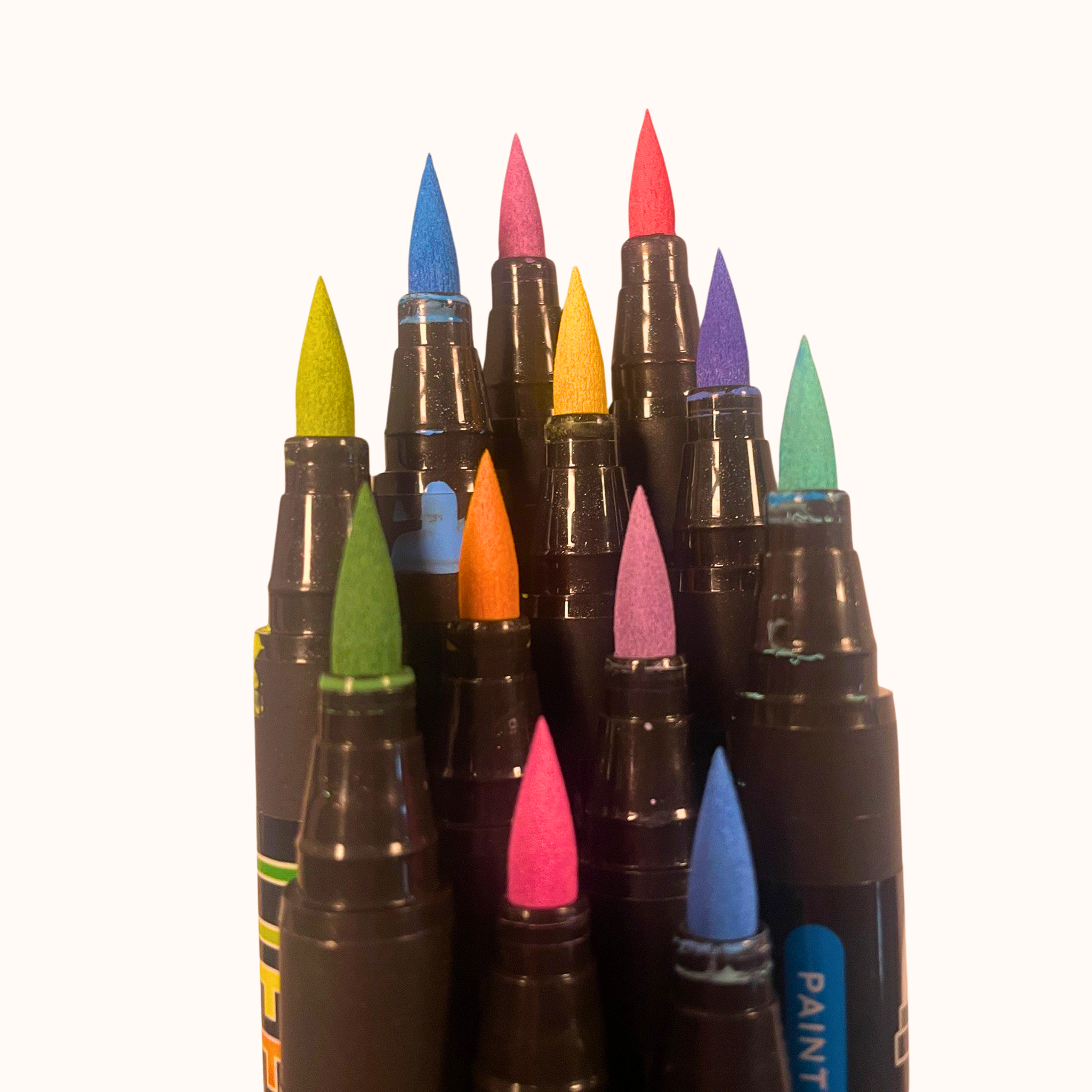 Wildflowers Brush Tip Acrylic Paint Pens - Set of 12