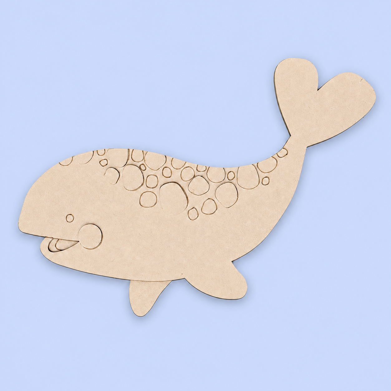 "Winnie" the Whale Kutopia Kin Layered DIY Decor