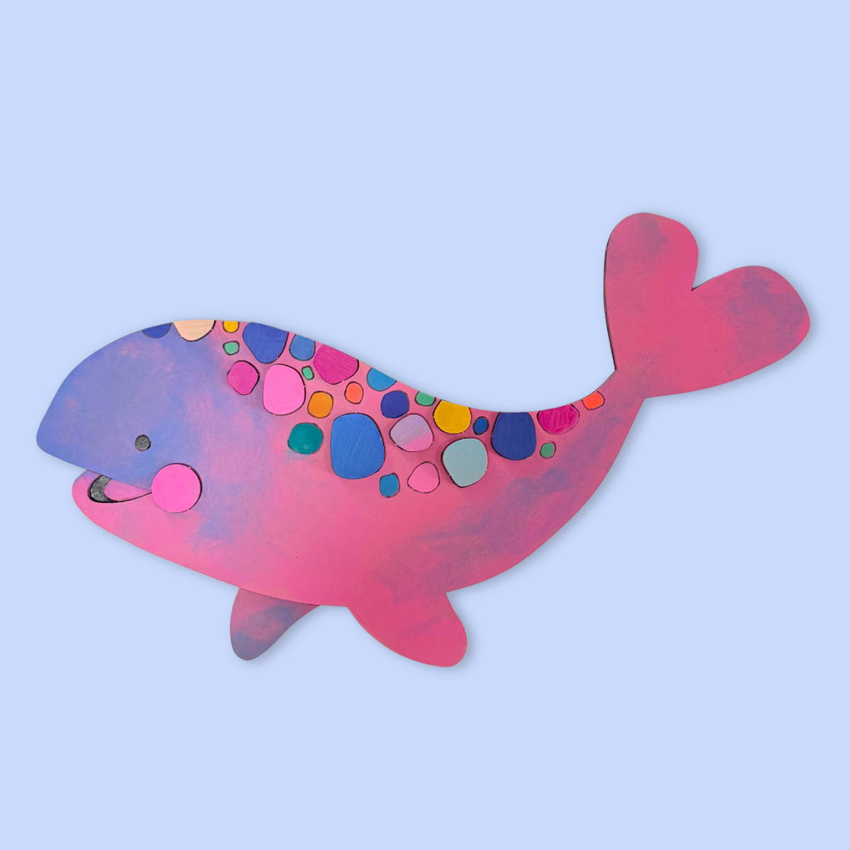 "Winnie" the Whale Kutopia Kin Layered DIY Decor