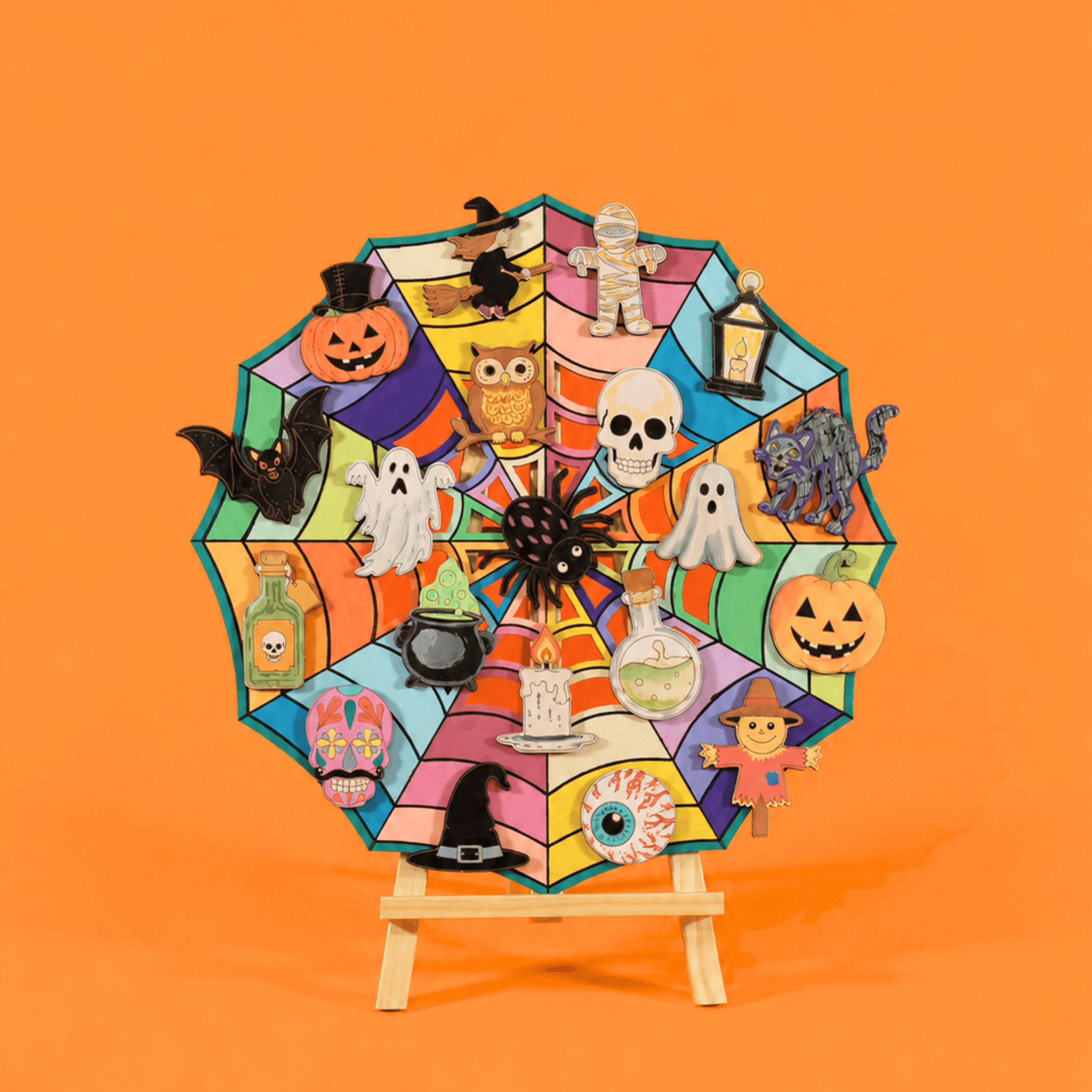 Spooky Jumble Halloween Wreath