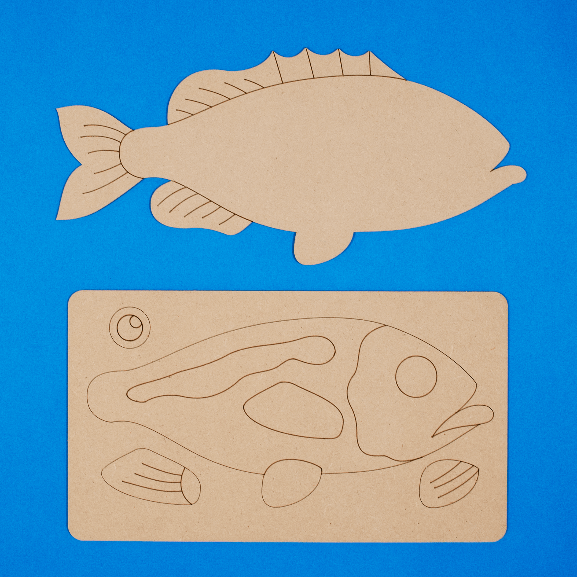 Swish Fish layered DIY Decor