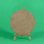 Holly Jolly Christmas engraved art board uncoloured with bells, bows and holly engraved design, easel not included