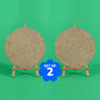 Merry Twinkle and Holly Jolly Christmas engraved art boards set of 2 uncoloured, Holly Jolly left and Merry Twinkle right, SET OF 2 badge, easels not included